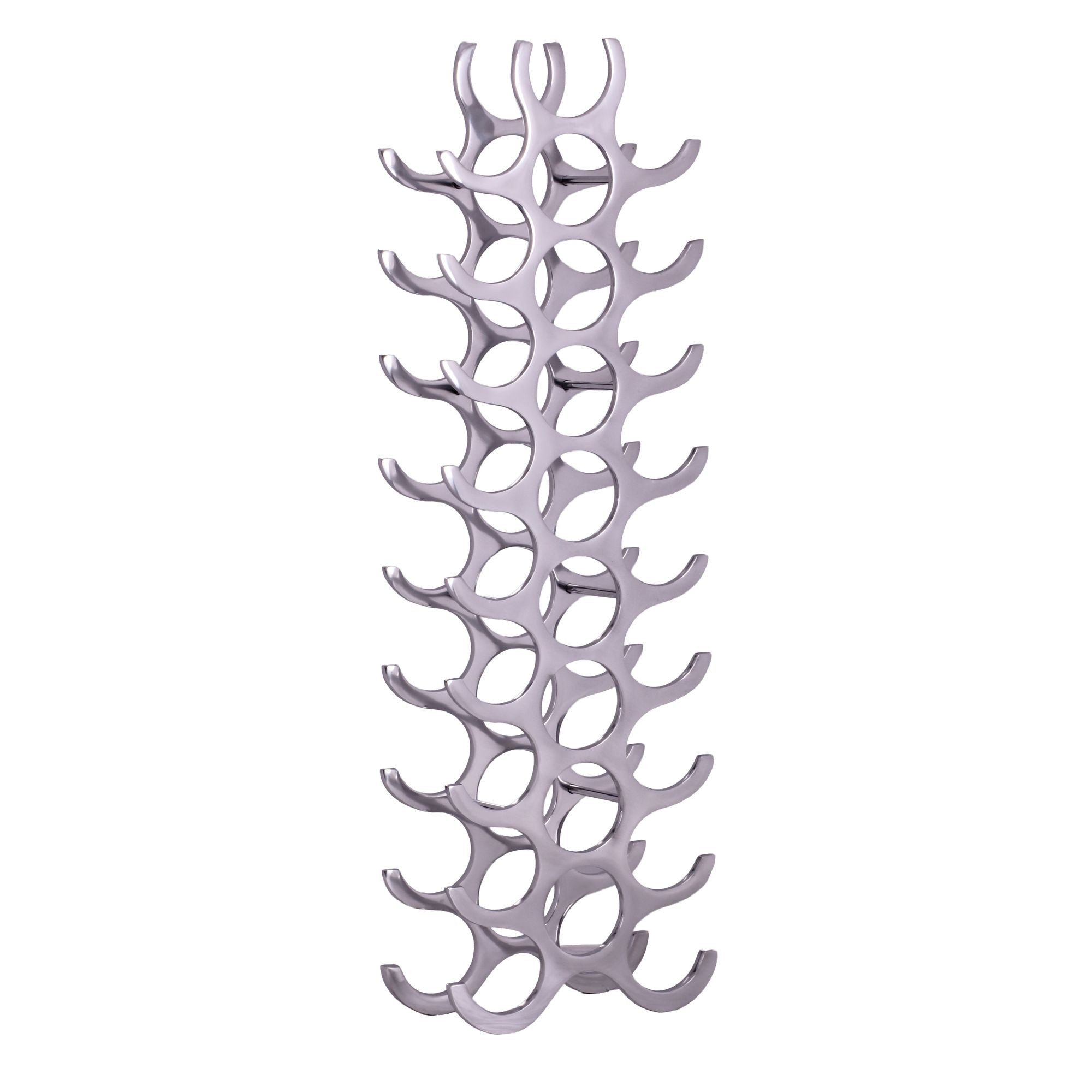 freiraum Weinregal Weinregal >WL1.253< in Silber, Weinregal: Aluminium - 31x98x14cm (BxHx, in Silber, Weinregal: Aluminium - 31x98x14cm (BxHxT)