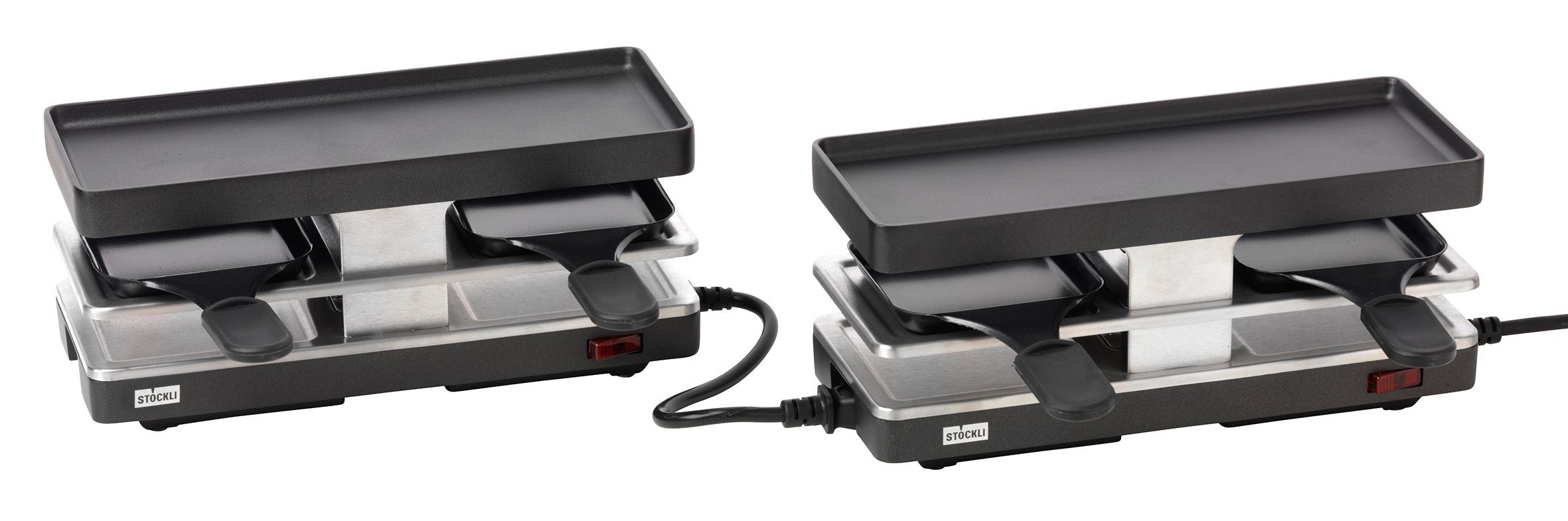 Stöckli Raclette Stöckli Raclette Twinboard Set anthrazit