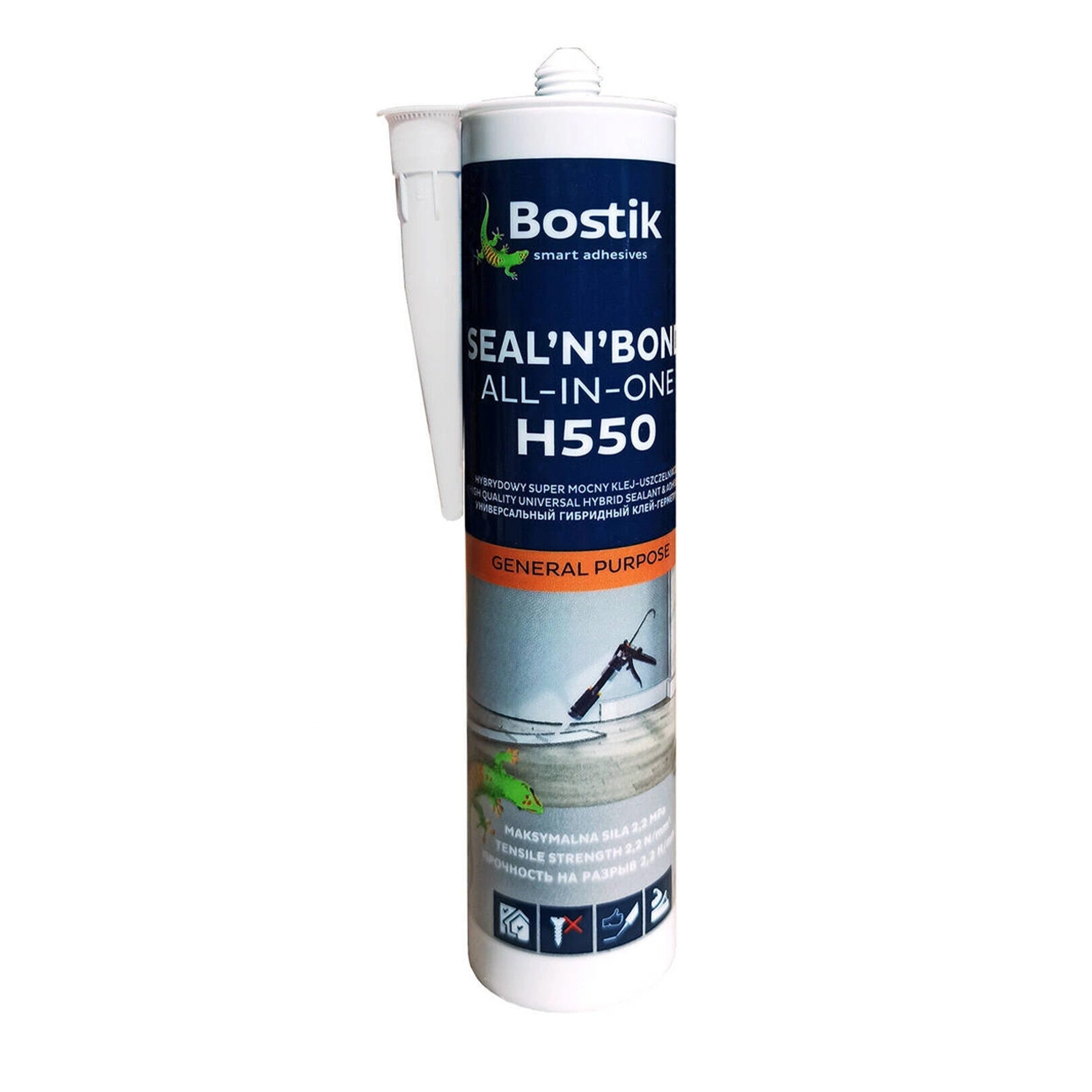 BOSTIK Montagekleber BOSTIK Seal'N'Bond Montagekleber Weiß Dichtmasse 290ml, (1-tlg)