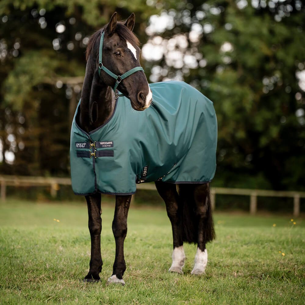 Horseware Pferde-Regendecke Horseware Amigo Ripstop 900D Fleece Lined Original 50g
