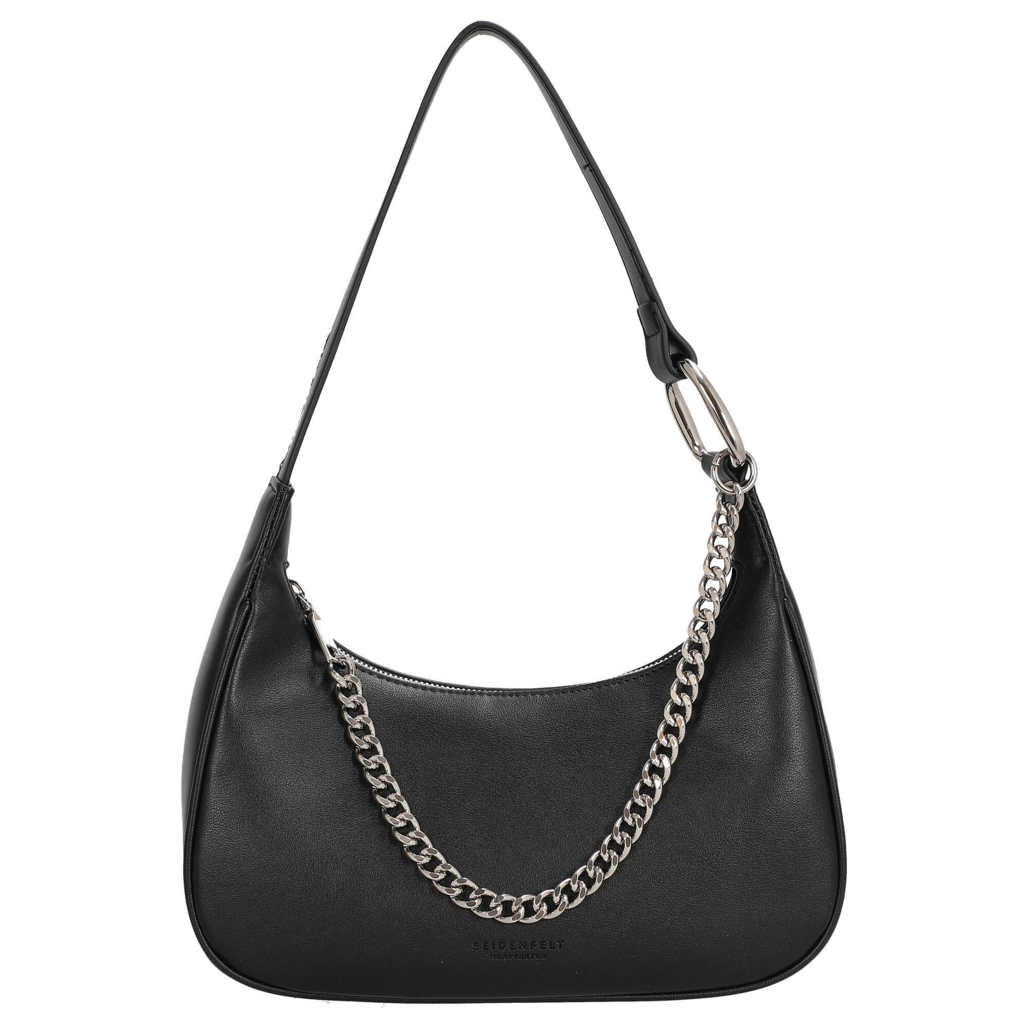 Seidenfelt Manufaktur Umhängetasche Naantali - Schultertasche 24 cm (black) günstig online kaufen