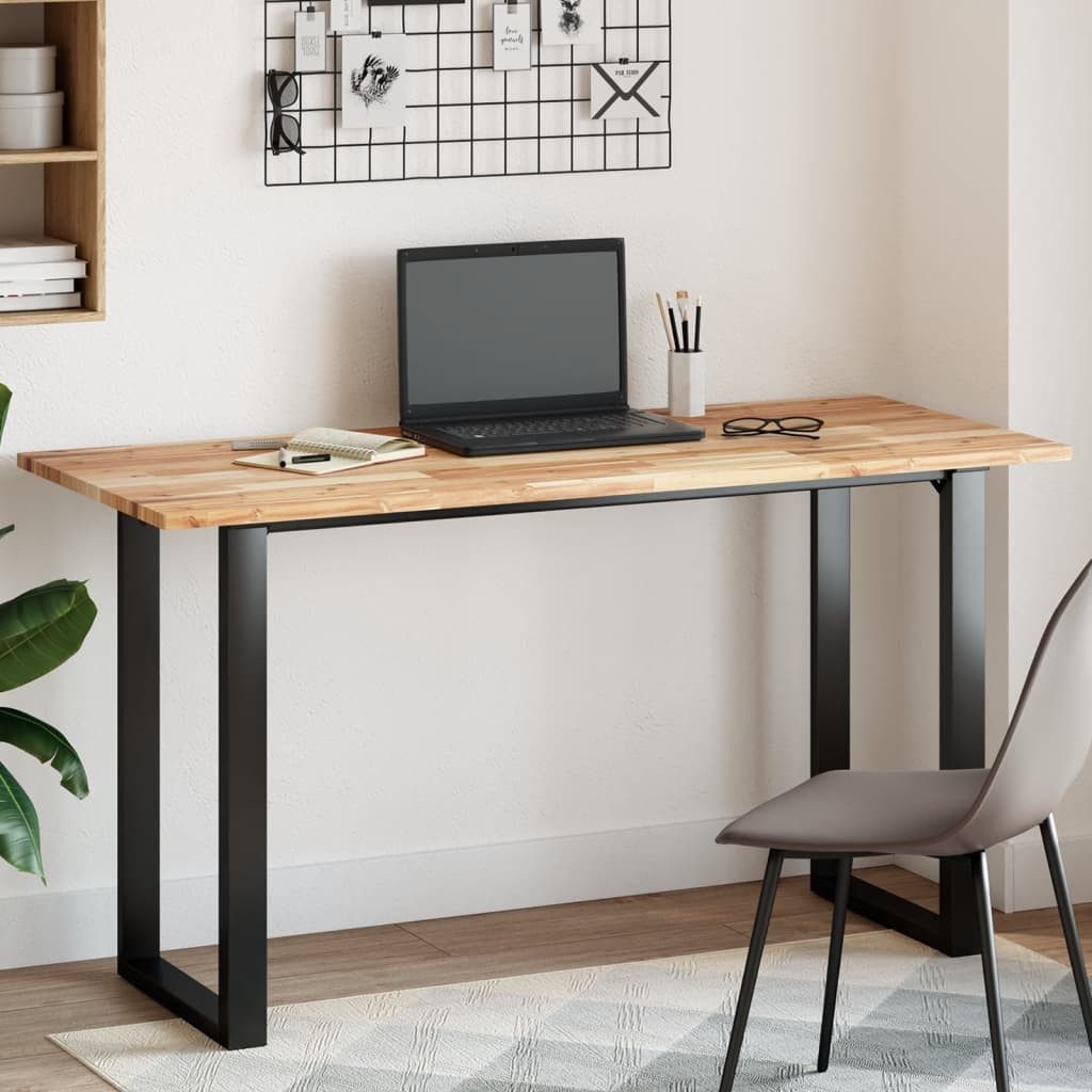 vidaXL Tischplatte 140 x 60 x 2 cm Tischplatte Rechteckig 140x60 cm Massivholz Akazie für