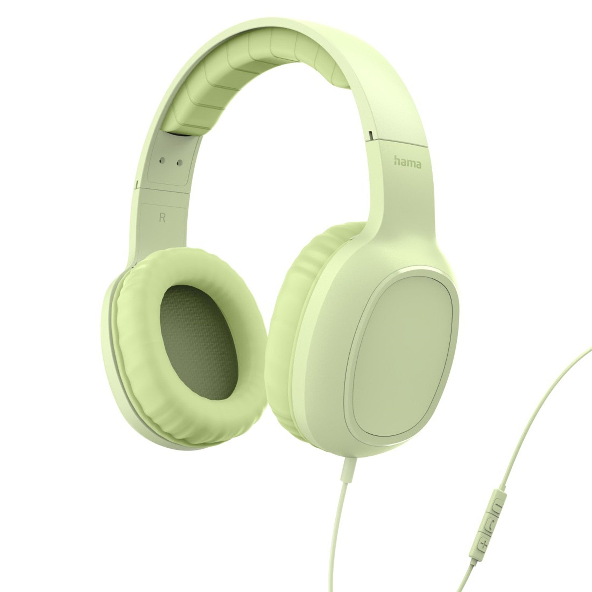 Hama Fun C, On-Ear USB-C Mikrofon, Grün Kopfhörer (Produkt fällt nicht unter das FuAG)