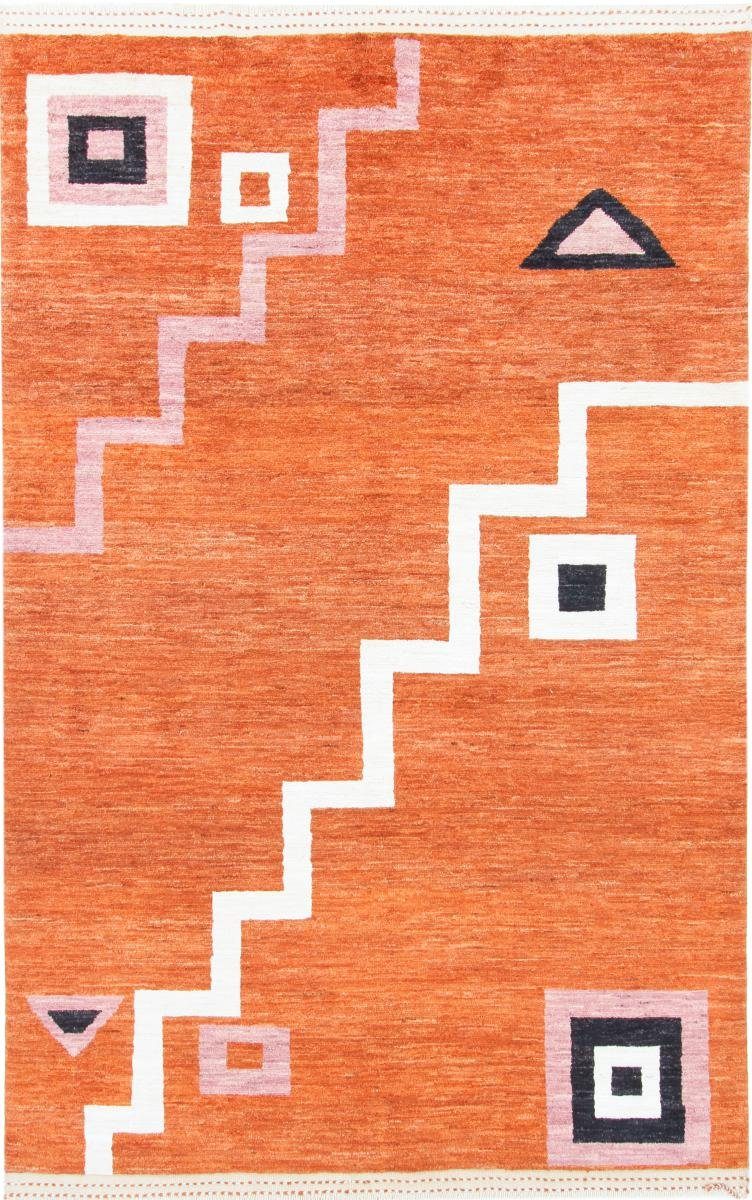 Orientteppich Berber Maroccan 198x309 Handgeknüpfter Moderner Orientteppich, Nain Trading, rechteckig, Höhe: 20 mm