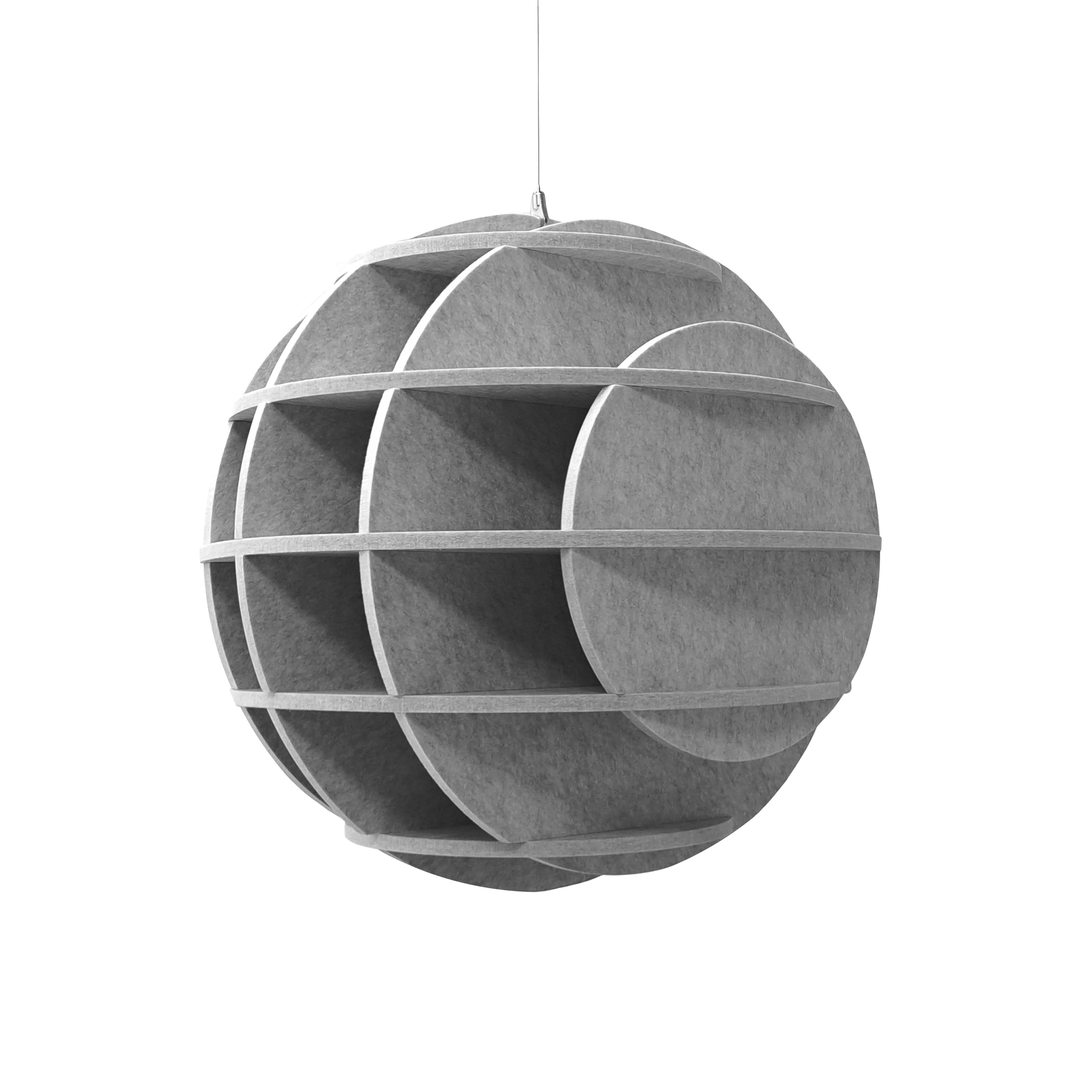 platino24 Schallschutzpaneel platino24 "SATELLITE" 3D-Akustik-Objekt Kugel für optimale Raumakustik, lärmreduzierend, langlebig, geniale Steckverbindung ohne Kleber