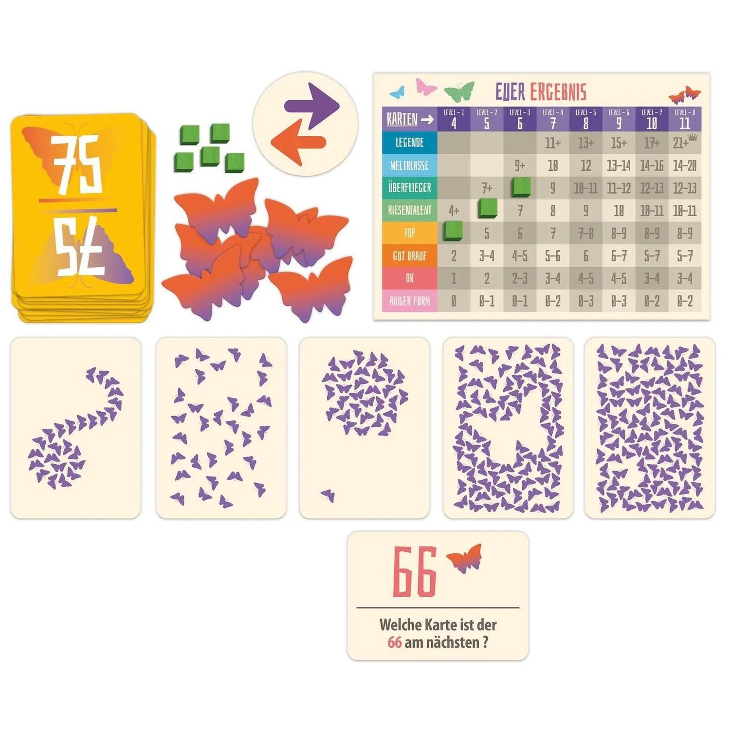 Ars Edition Spiel Schmetterlinge schätzen