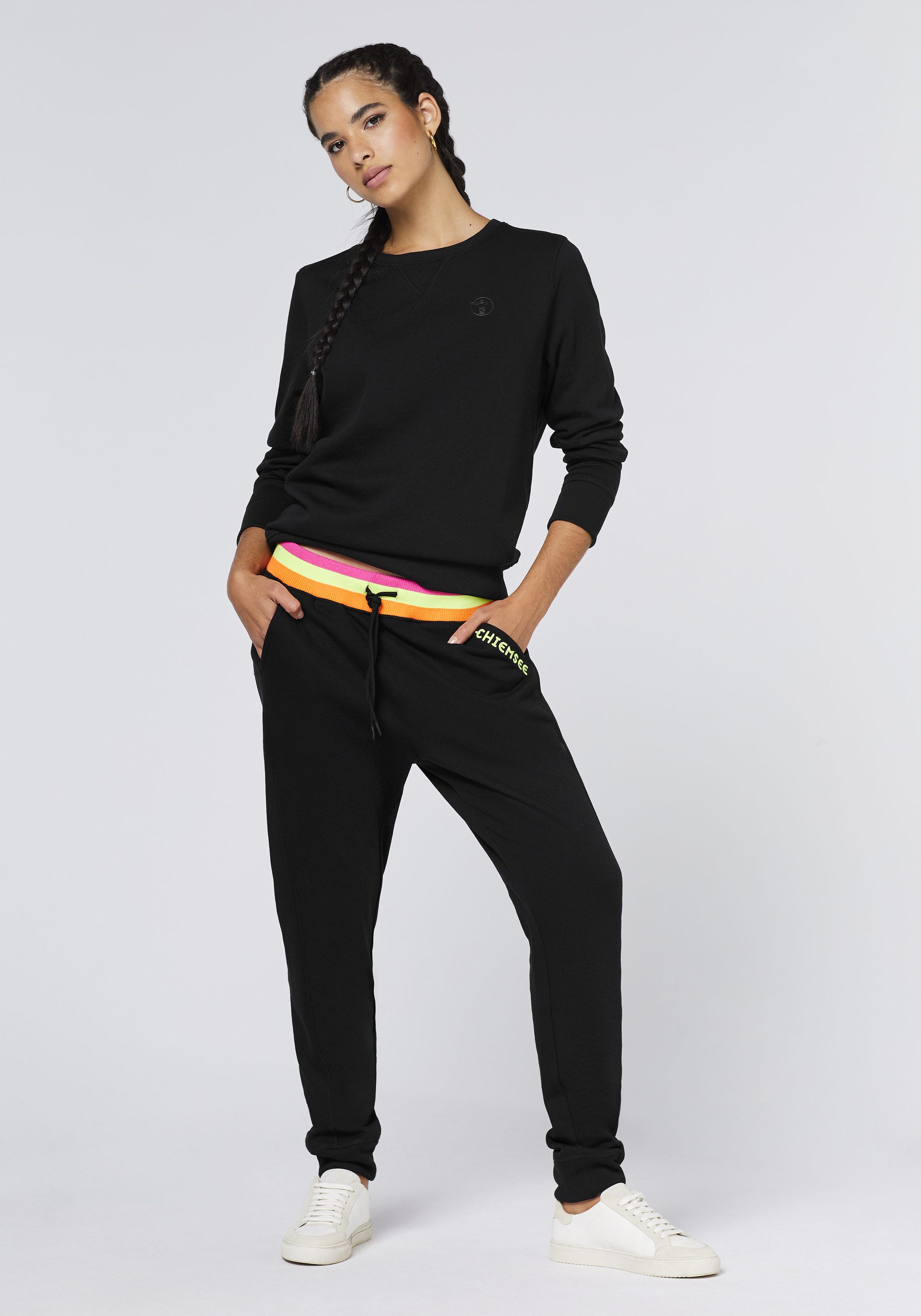 Chiemsee Sweathose Jogginghose mit gestreiftem Bund 1