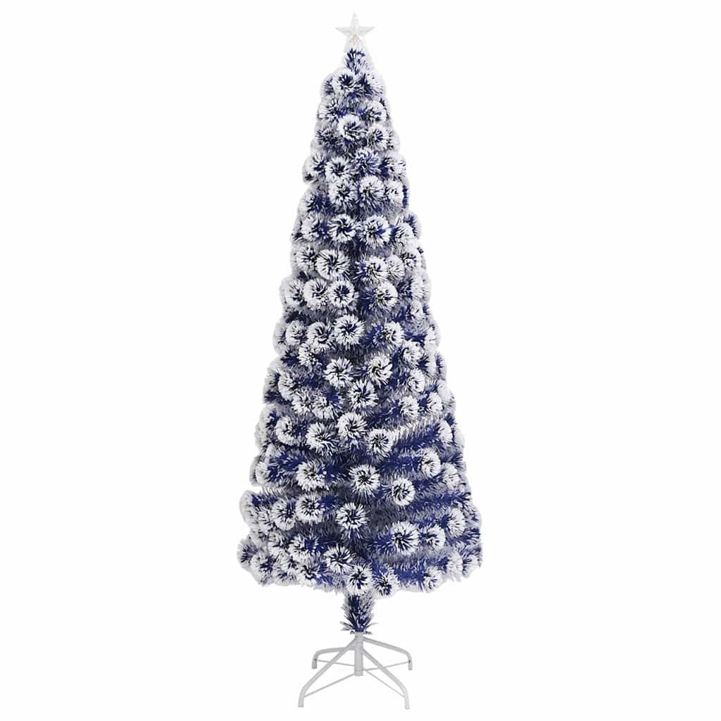 vidaXL Künstlicher Weihnachtsbaum Künstlicher Weihnachtsbaum mit Beleuchtung 240 cm Glasfaser