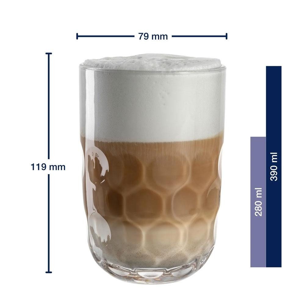 LEONARDO Tasse Leonardo Latte Macchiato Gläser Gocce mit Untersetzer (6er-Set) – Bild 2 von 5
