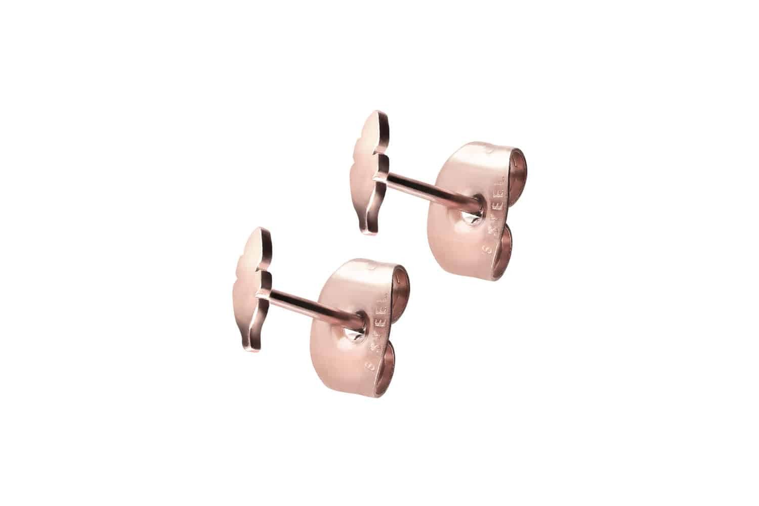 Paar Ohrstecker Chirurgenstahl Ohrstecker BLATT