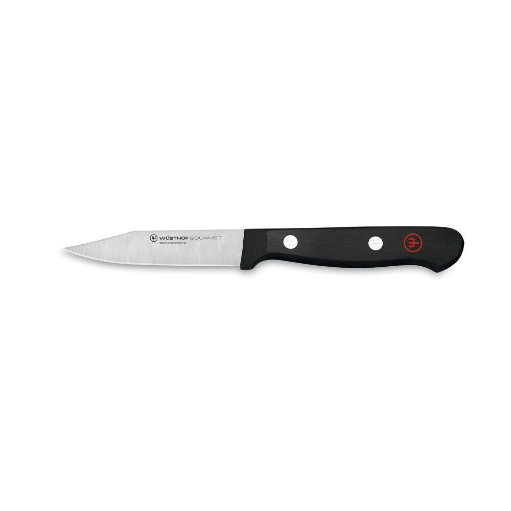 WÜSTHOF Gemüsemesser Gemüsemesser 8 cm Gourmet schwarz, Gemüsemesser, 18,20cm, Spezialkunststoff, schwarz