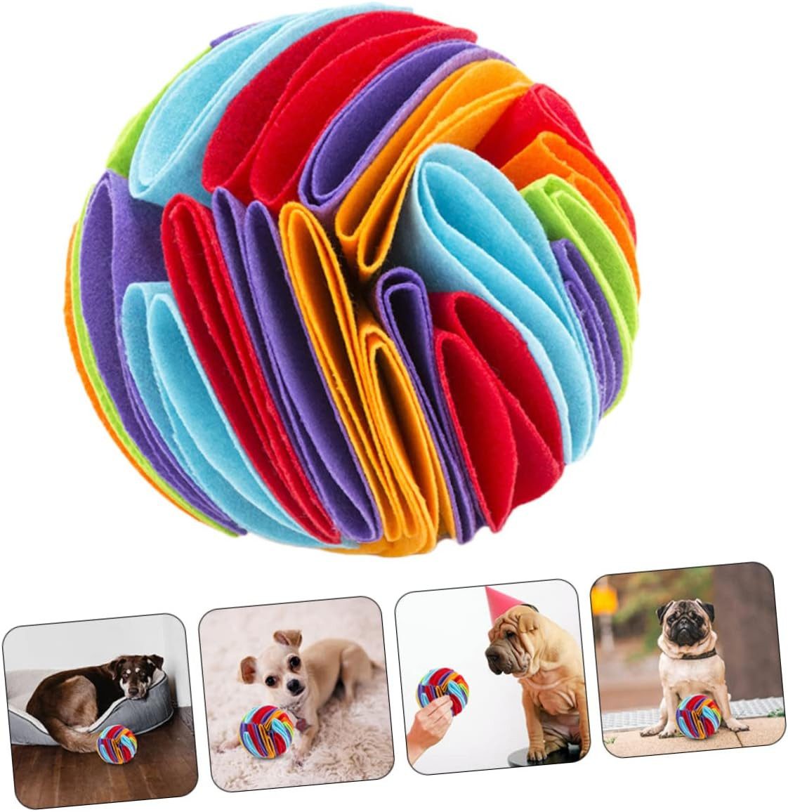 Schnüffelteppich Schnüffelball für Hunde, Haustier-Schnüffelspielzeug