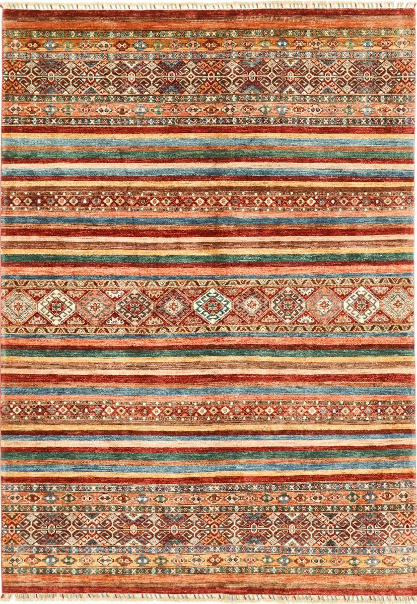 Orientteppich Handgeknüpfter Orientteppich, mm Arijana Höhe: rechteckig, 172x241 Shaal Nain Trading, 5
