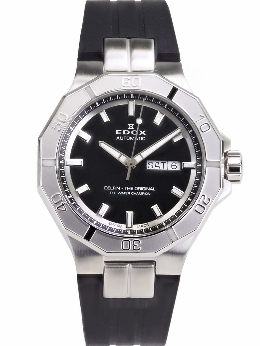 Edox Schweizer Uhr Herren Uhr Automatik Delfin 88008 3CA NIN 20 ATM Saphirglas Delfin, 20 ATM Waterresistant