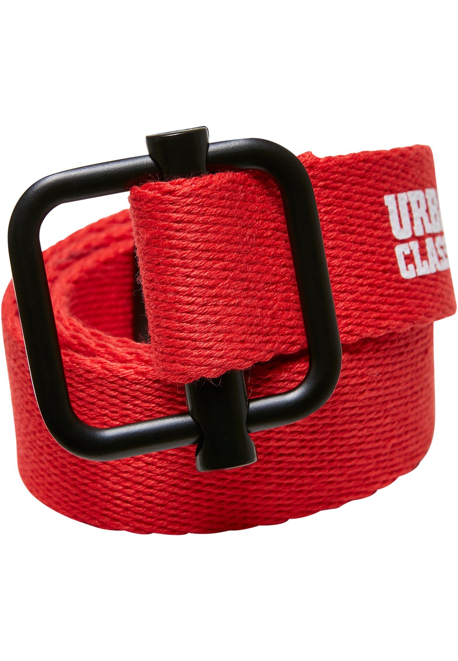 URBAN CLASSICS Hüftgürtel Accessoires black-red Canvas Industrial Belt Kids 2-Pack