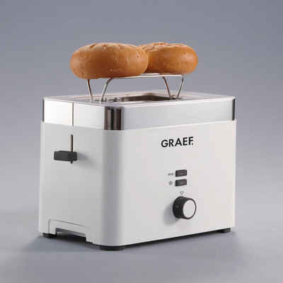 Graef Toaster TO 61, 2 kurze Schlitze, für 2 Scheiben, 888 W