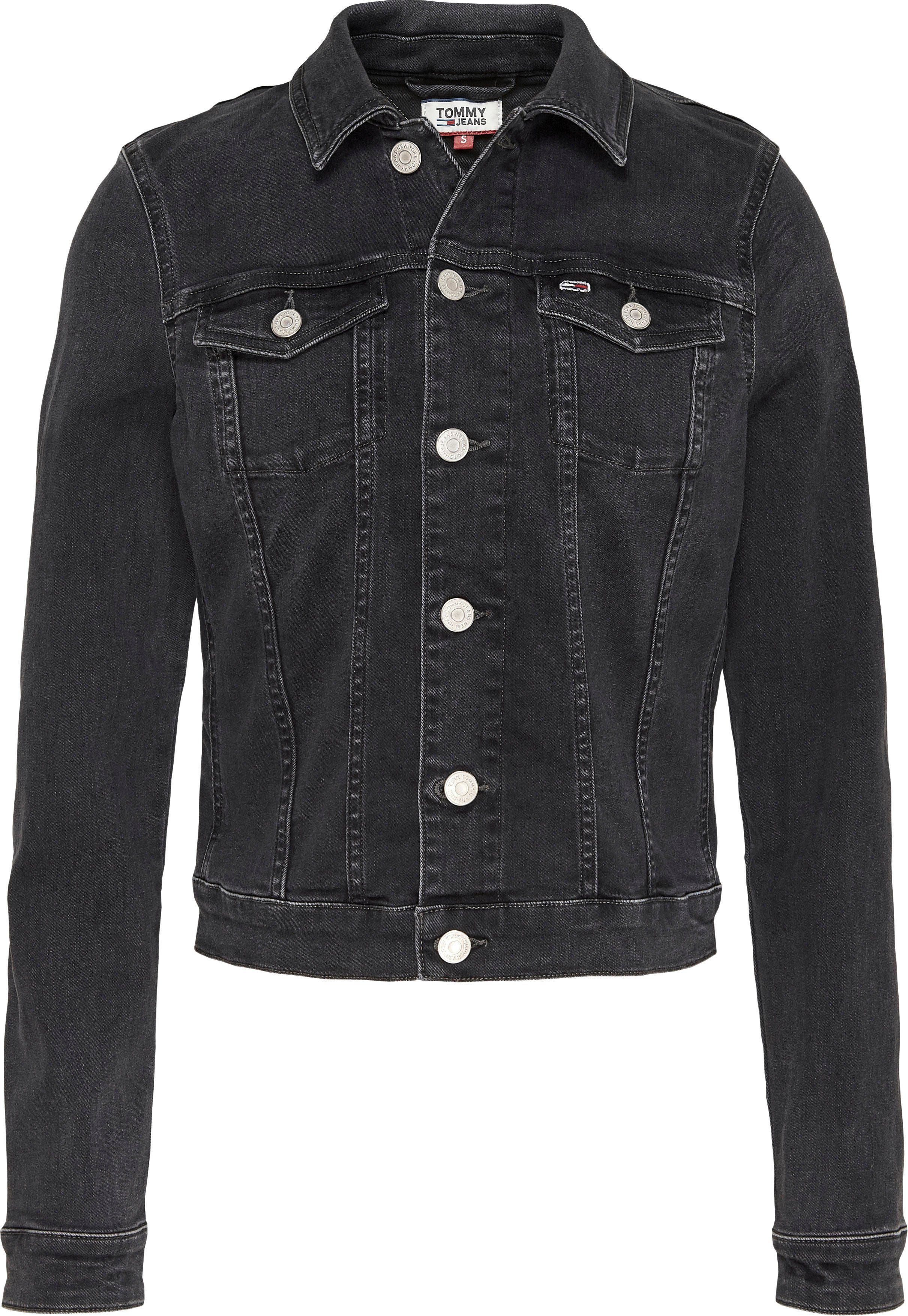 Tommy Jeans Jeansjacke »VIVIANNE SLIM DENIM TRCKR HLDBST« mit Tommy ...