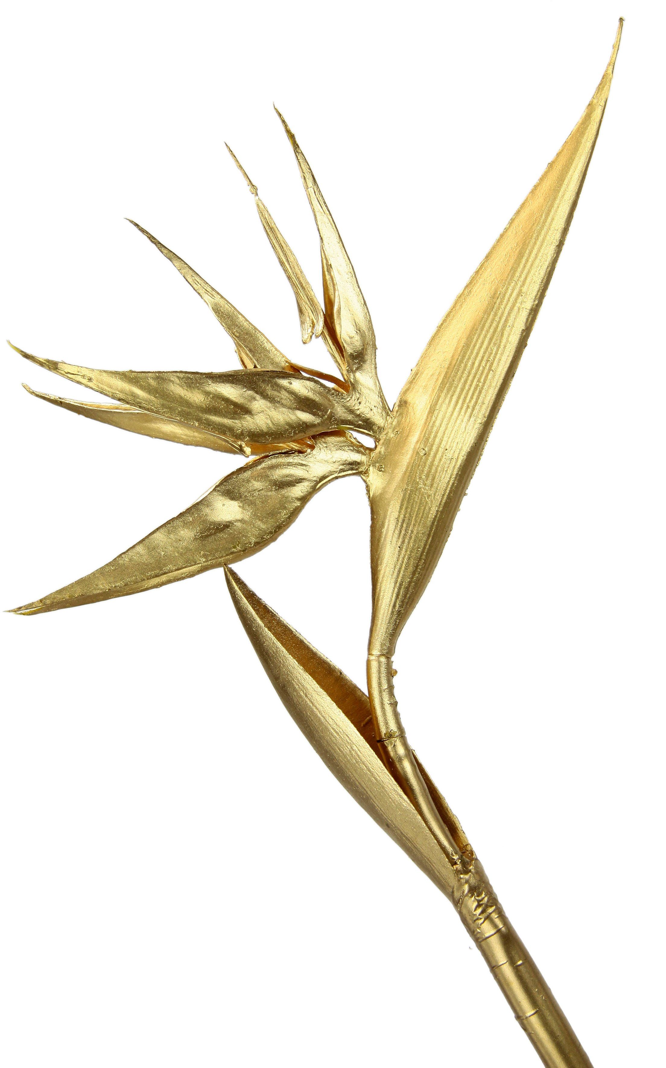 Kunstblume Strelitzie, I.GE.A., Höhe 95 cm, Exotischer Dekozweig,Tropische Blume, 3er Set