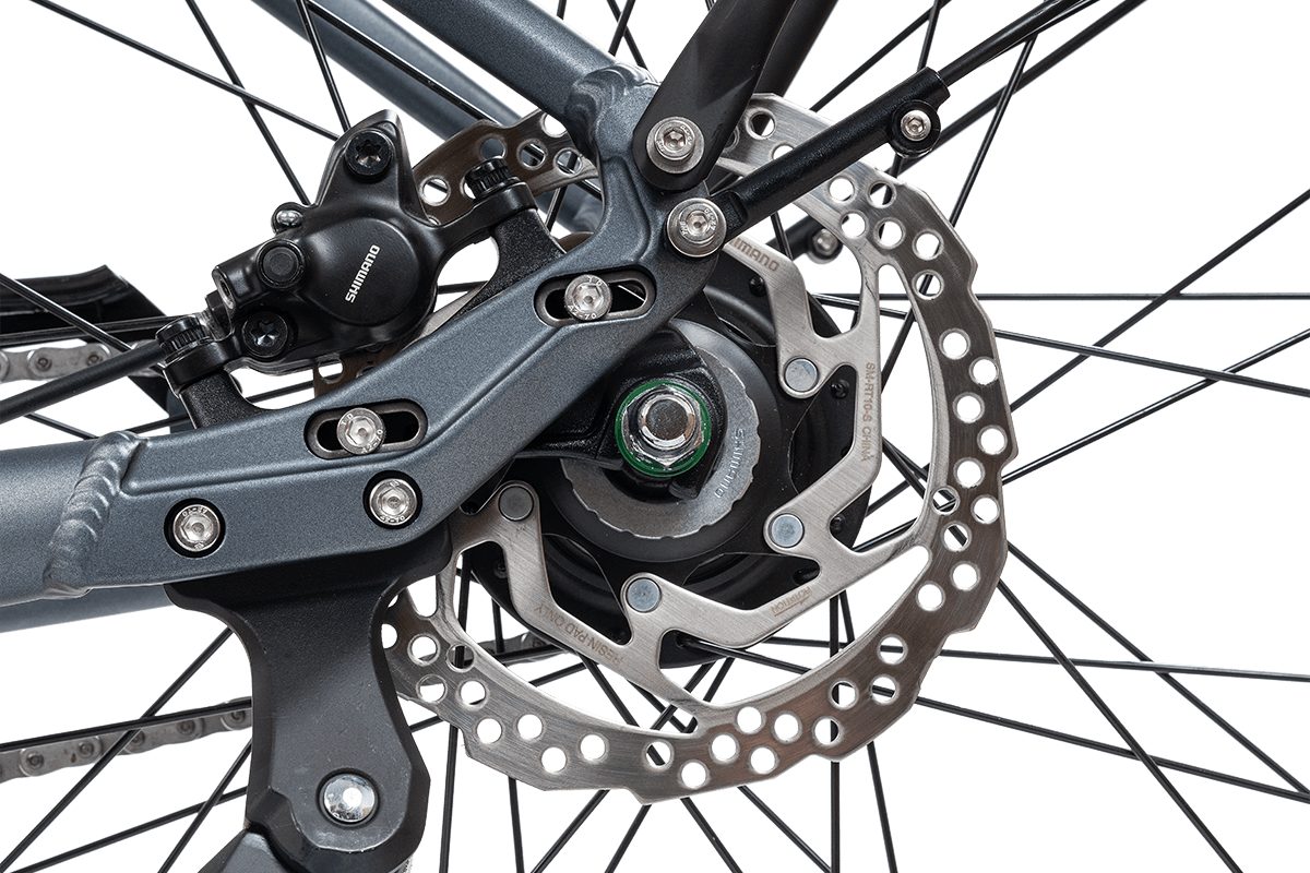 REX E-Bike REX COMMUTER+ Matt Grau/Matt Blau, SHIMANO SHIMANO Nabenschaltung NEXUS 7-Gang Schaltwerk, Mittelmotor, 468 Wh
