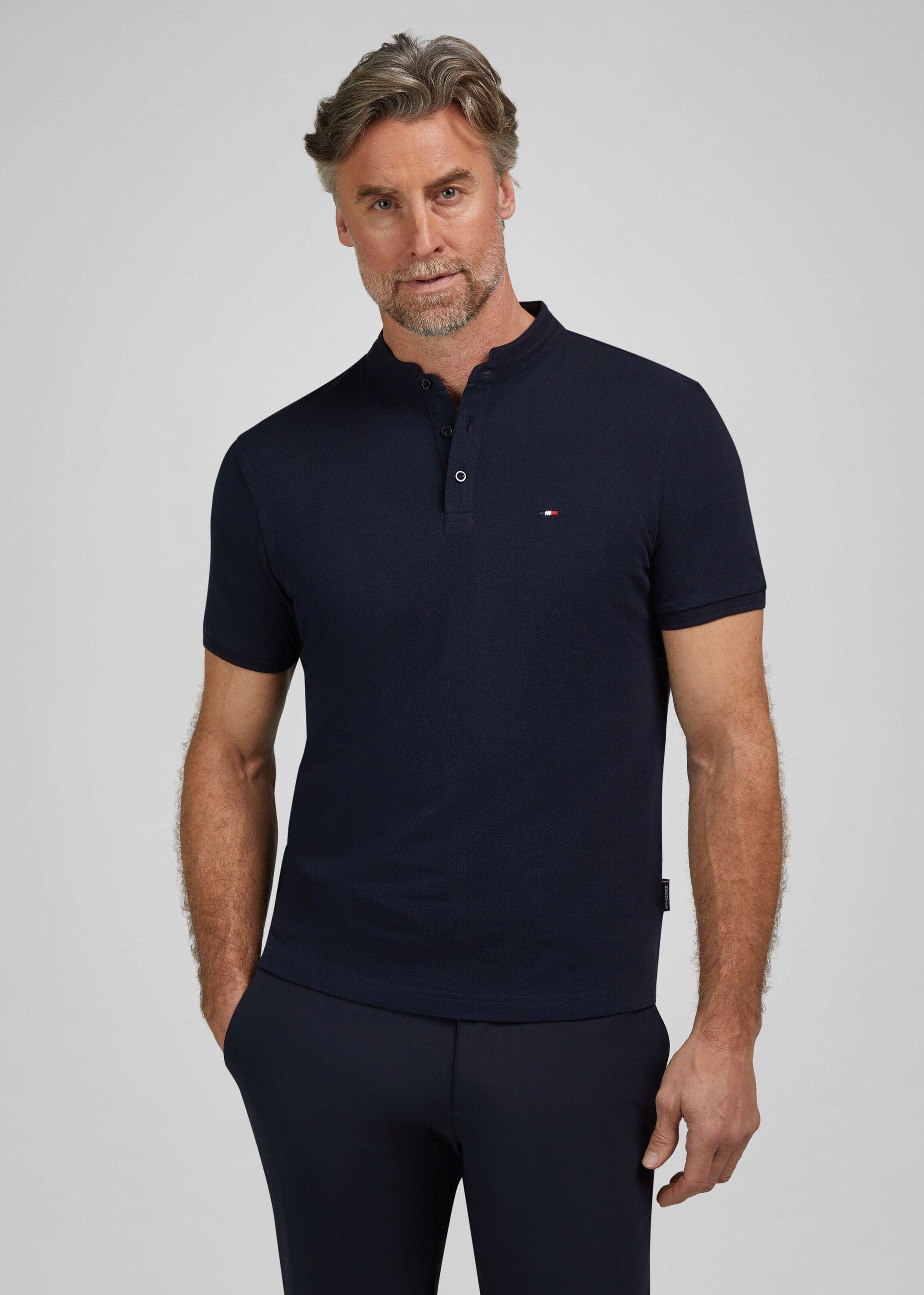 HECHTER PARIS Poloshirt (1-tlg) Basic Poloshirt aus Piqué