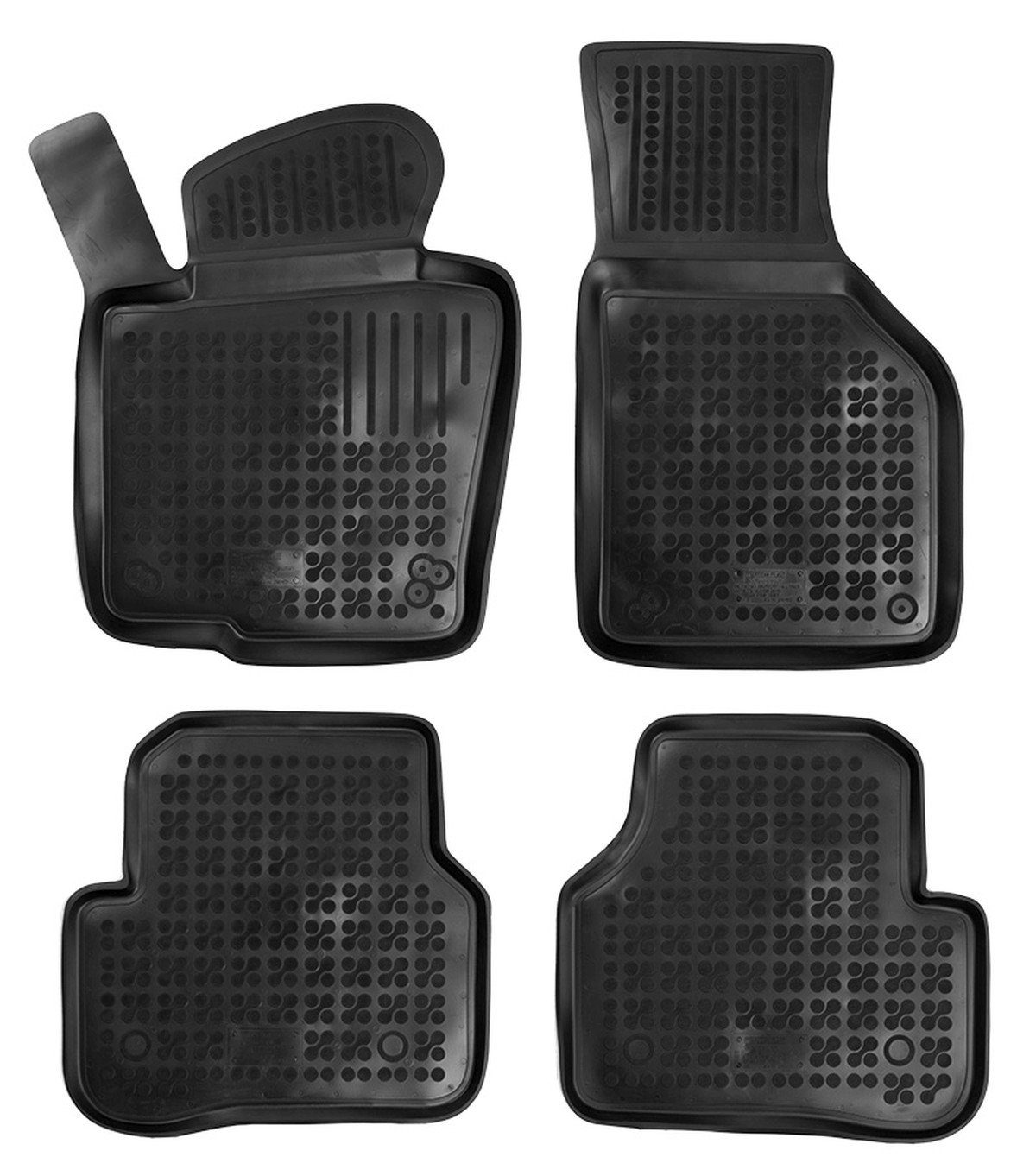 AZUGA Auto-Fußmatten Hohe Gummi-Fußmatten passend für VW Passat/Passat Kombi ab 2005-10/201, für VW CC,Passat,Passat CC 5-türer Variant,4-türer Coupé,4-türer Stufenheck | Automatten