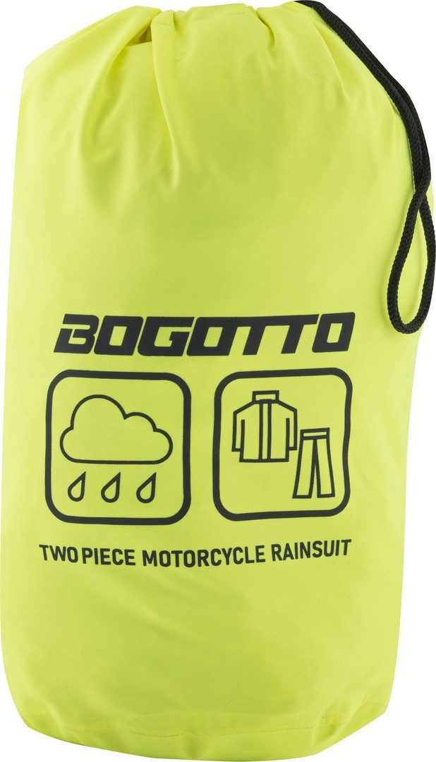 Bogotto Motorradkombi Rain Kit 2-Teiler Motorrad Regenkombi Wasserdicht reflektierende weitenverstellbar wasserdichte