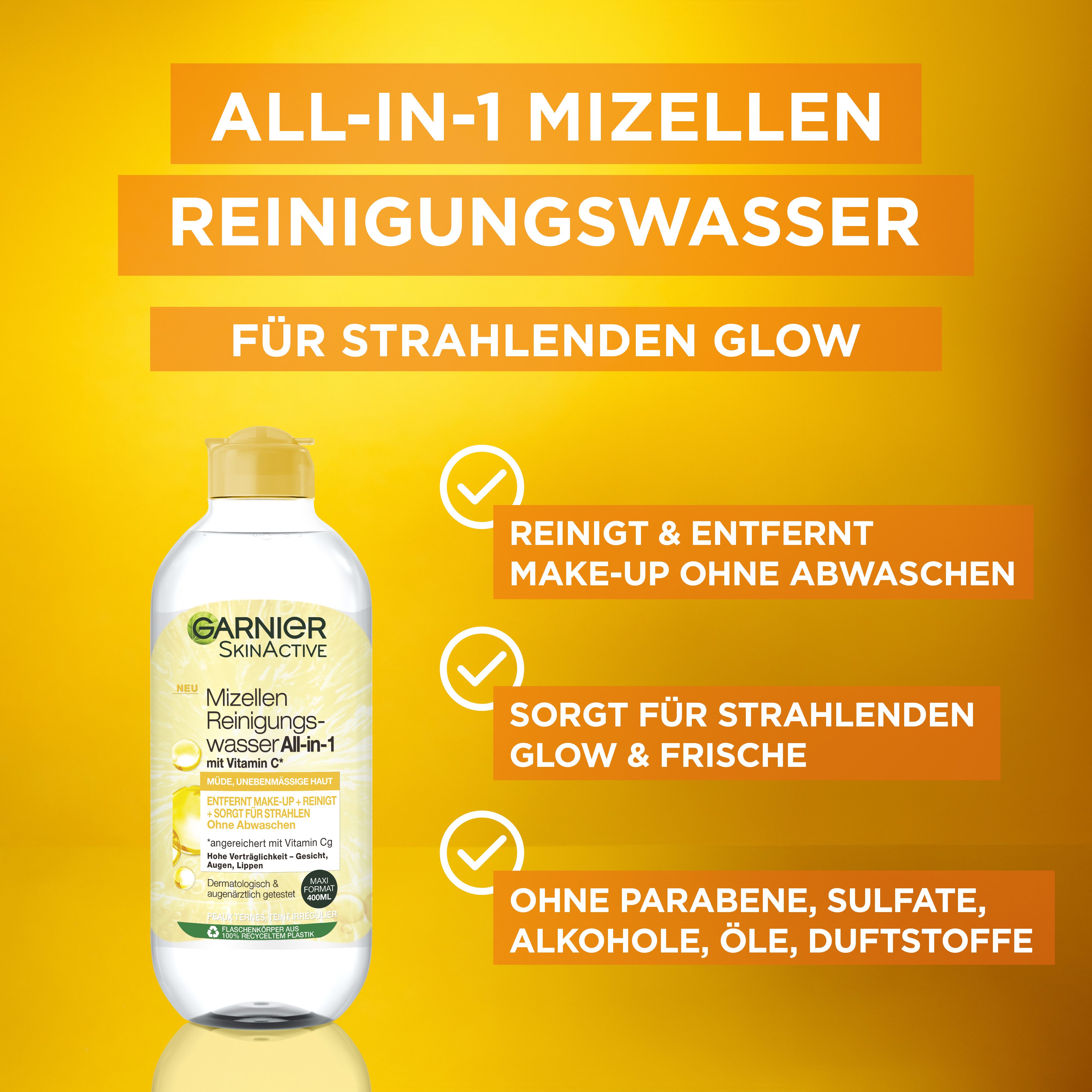 GARNIER Pflege-Set Garnier Geschenkset Vitamin C, für das Gesicht, mit Vitamin C