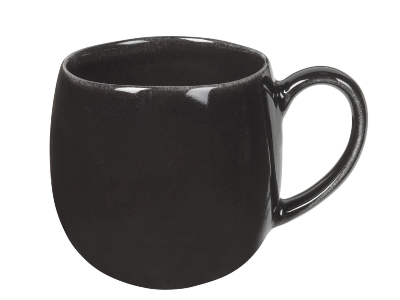 Broste Copenhagen Tasse NORDIC COAL Teetasse 0,45 l, Steinzeug mit reaktiver Glasur, Nordic Coal Teetasse
