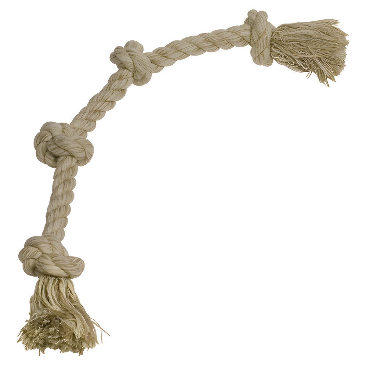Nobby Tiertau Baumwollspielseil Sisal-Cotton-Mix natur