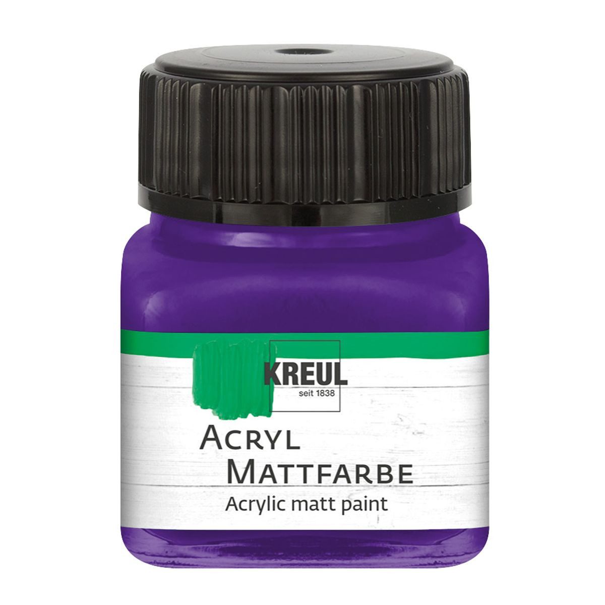C. KREUL Acrylfarbe KREUL Acryl Mattfarbe violett 20ml Glas