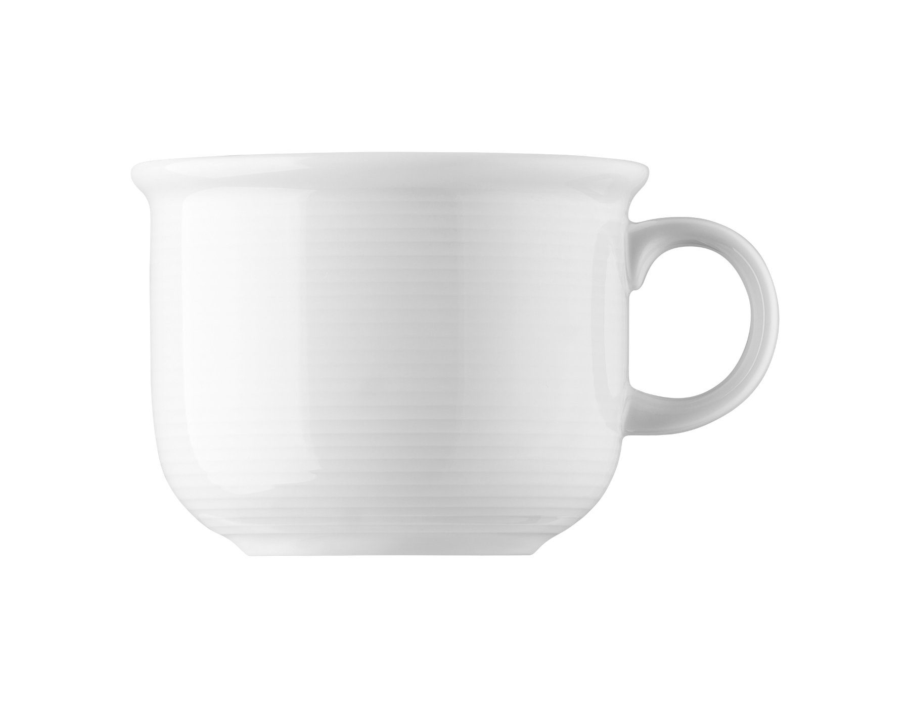Kaffee-Obertasse - TREND Weiß Thomas Porzellan, mikrowellengeeignet Porzellan, Tasse 6 Stück, Porzellan - und spülmaschinenfest