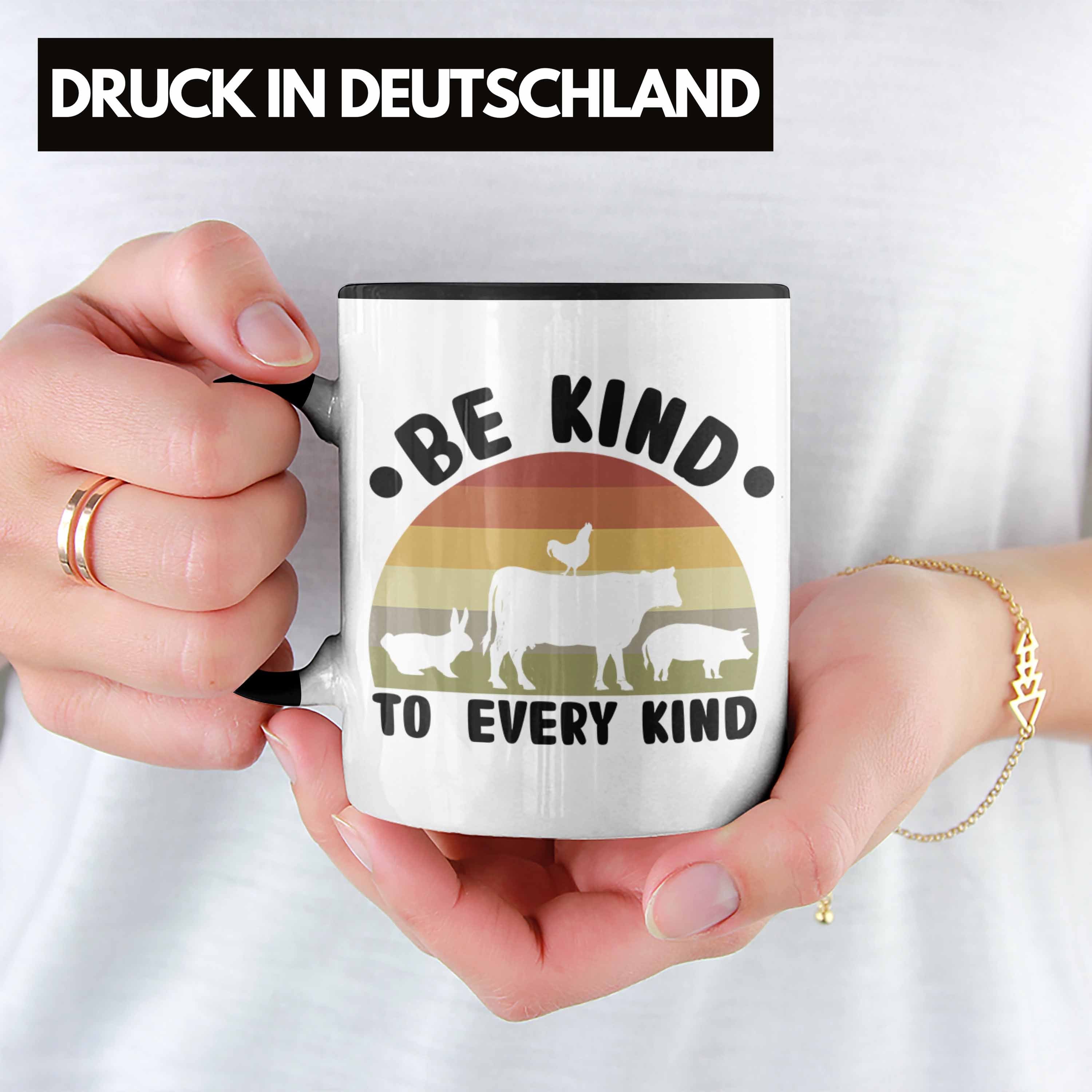 Geschenkidee Vegan To Spruch Veganer - Trendation Kind Spruch Tasse Tasse Be Veganerin Lustiger Geschenk Kind Every Lebensweise Schwarz Vegane Trendation