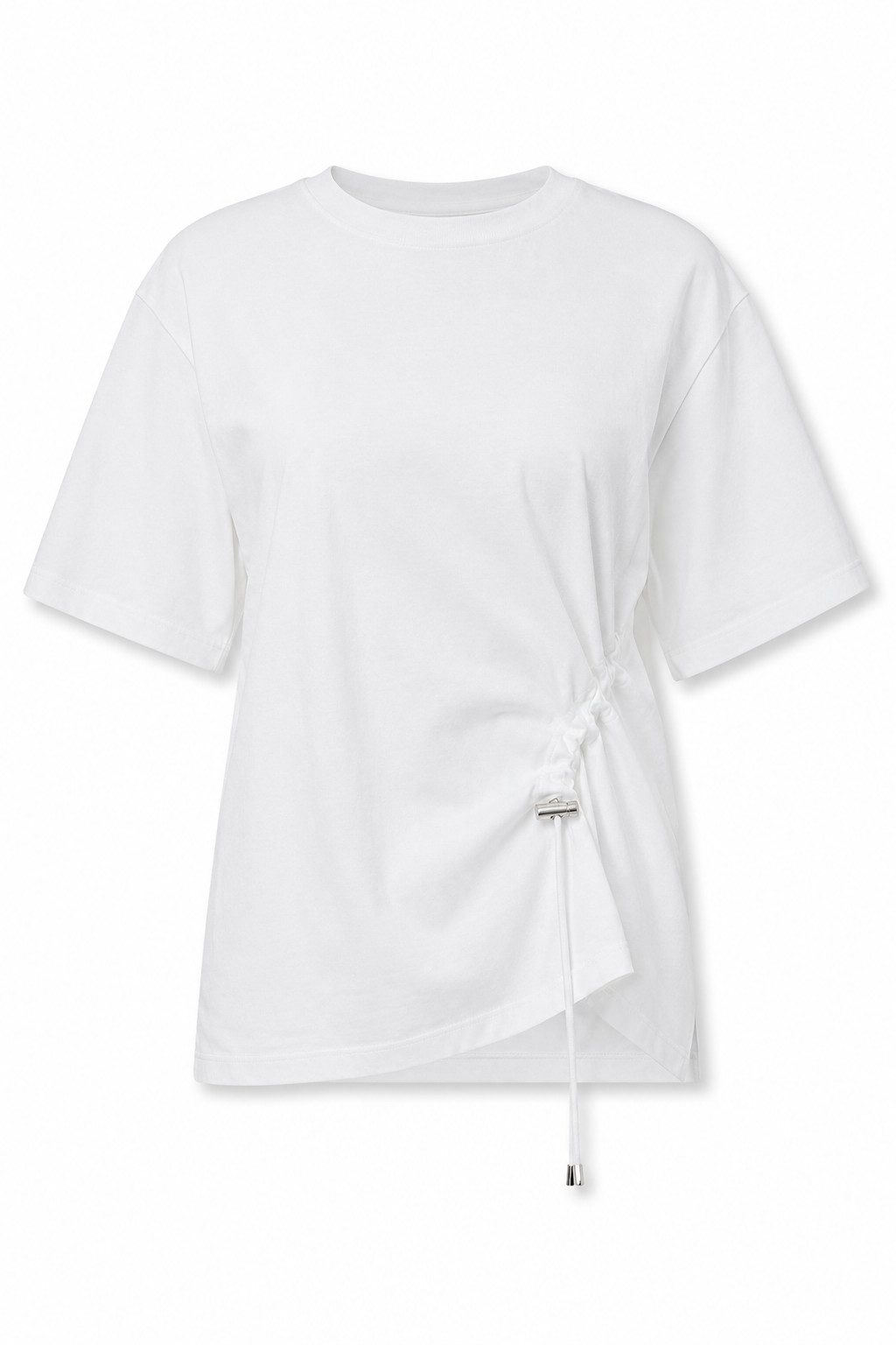 Gina Tricot T-Shirt Ruched tee - Baumwollshirt - Tailliertes T-Shirt - Damen T-Shirt