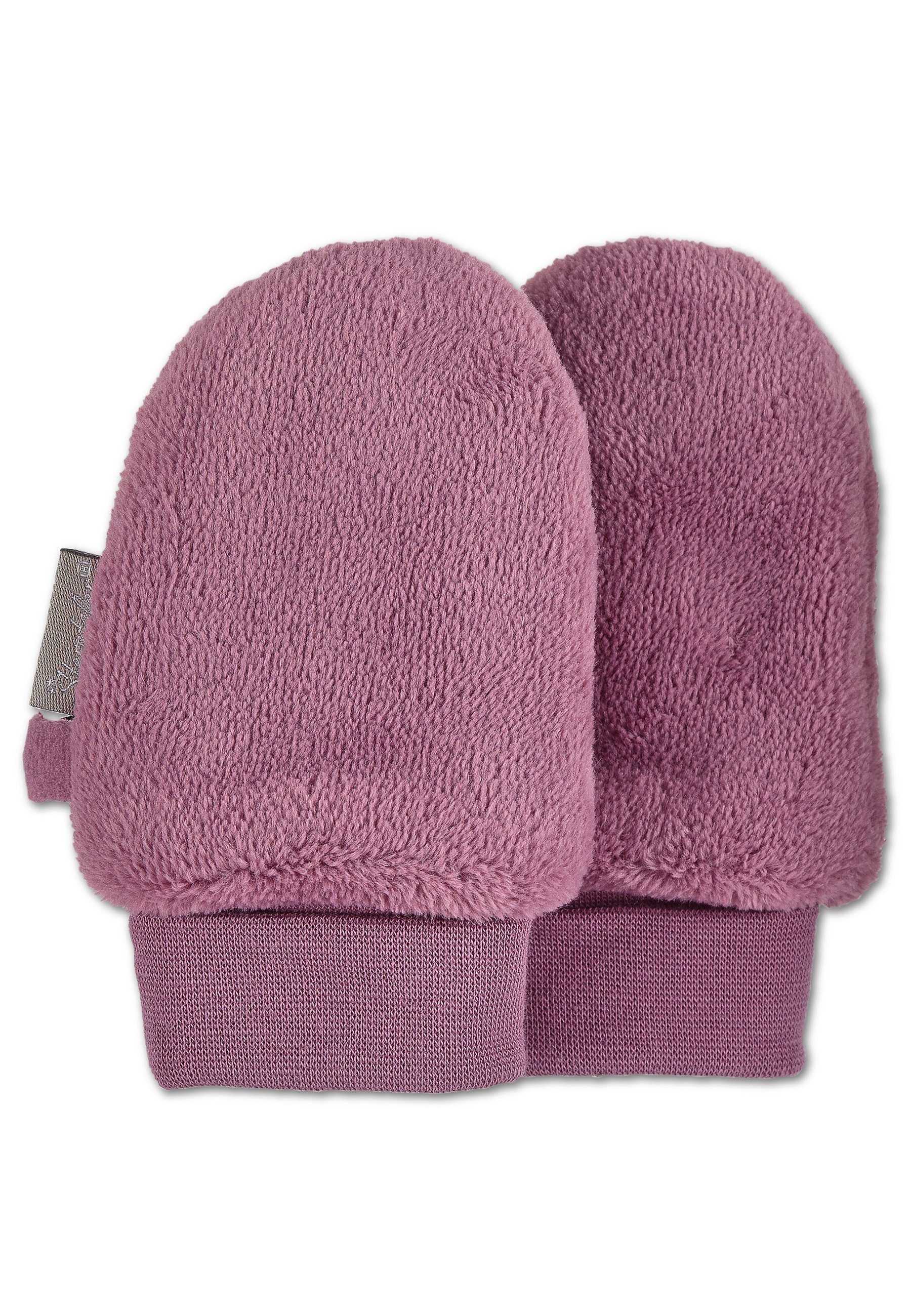 Sterntaler® Fäustlinge aus Teddyflausch (1-St) ohne Daumen, mit Bündchen aus Elastikware