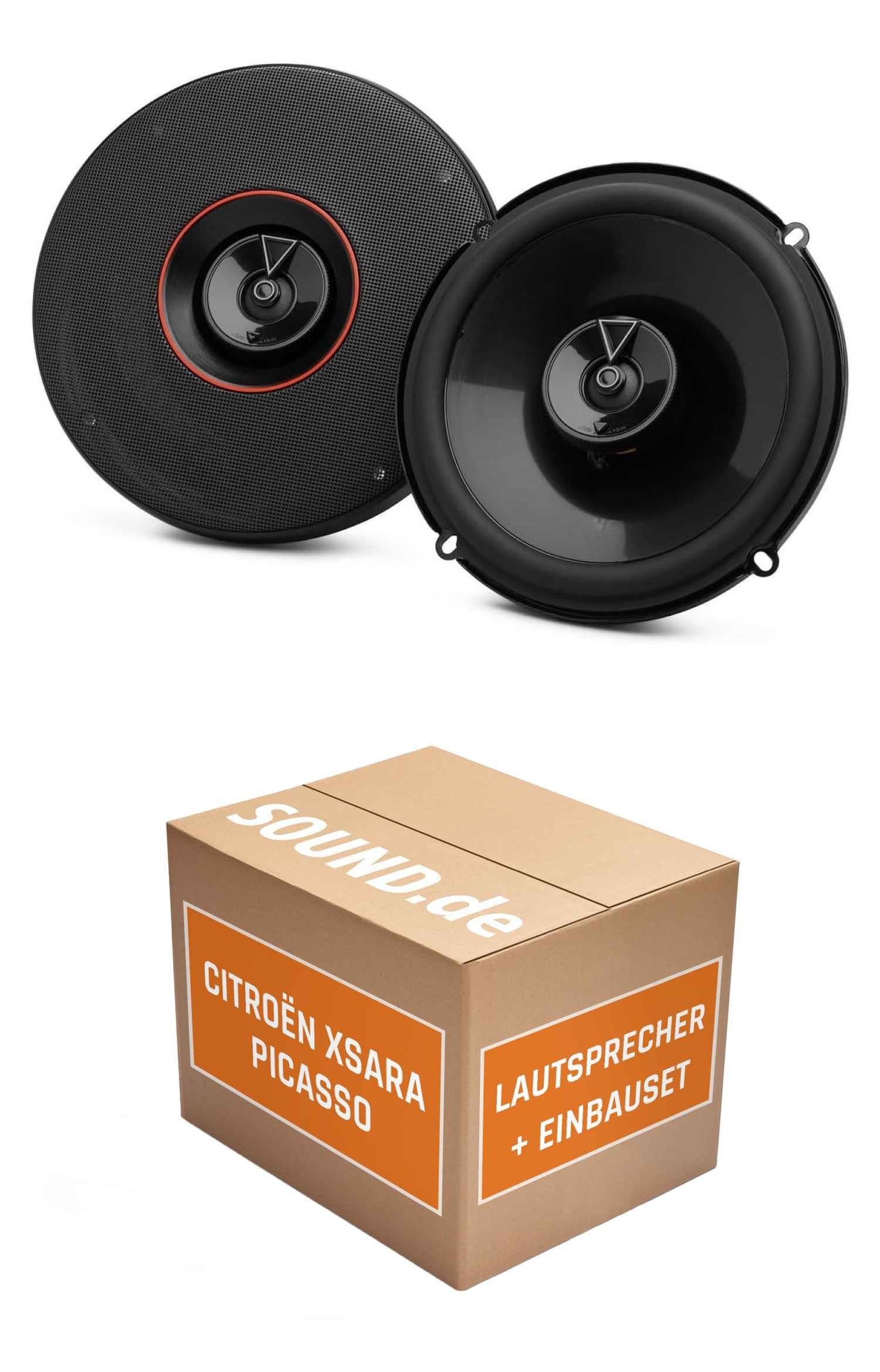 JUST SOUND best choice for caraudio Lautsprecher Boxen Einbauset JBL Club3 64 Citroën Xsara Picasso Auto-Lautsprecher (60 W)