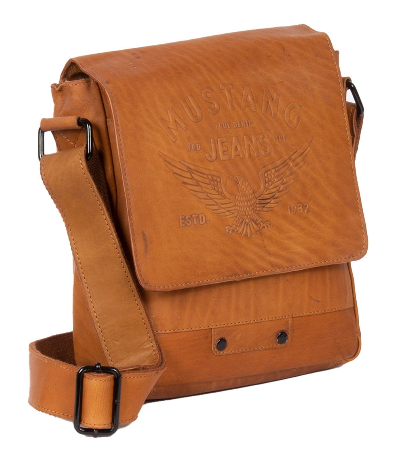 MUSTANG Umhängetasche Assis Shoulderbag, aus echtem Leder