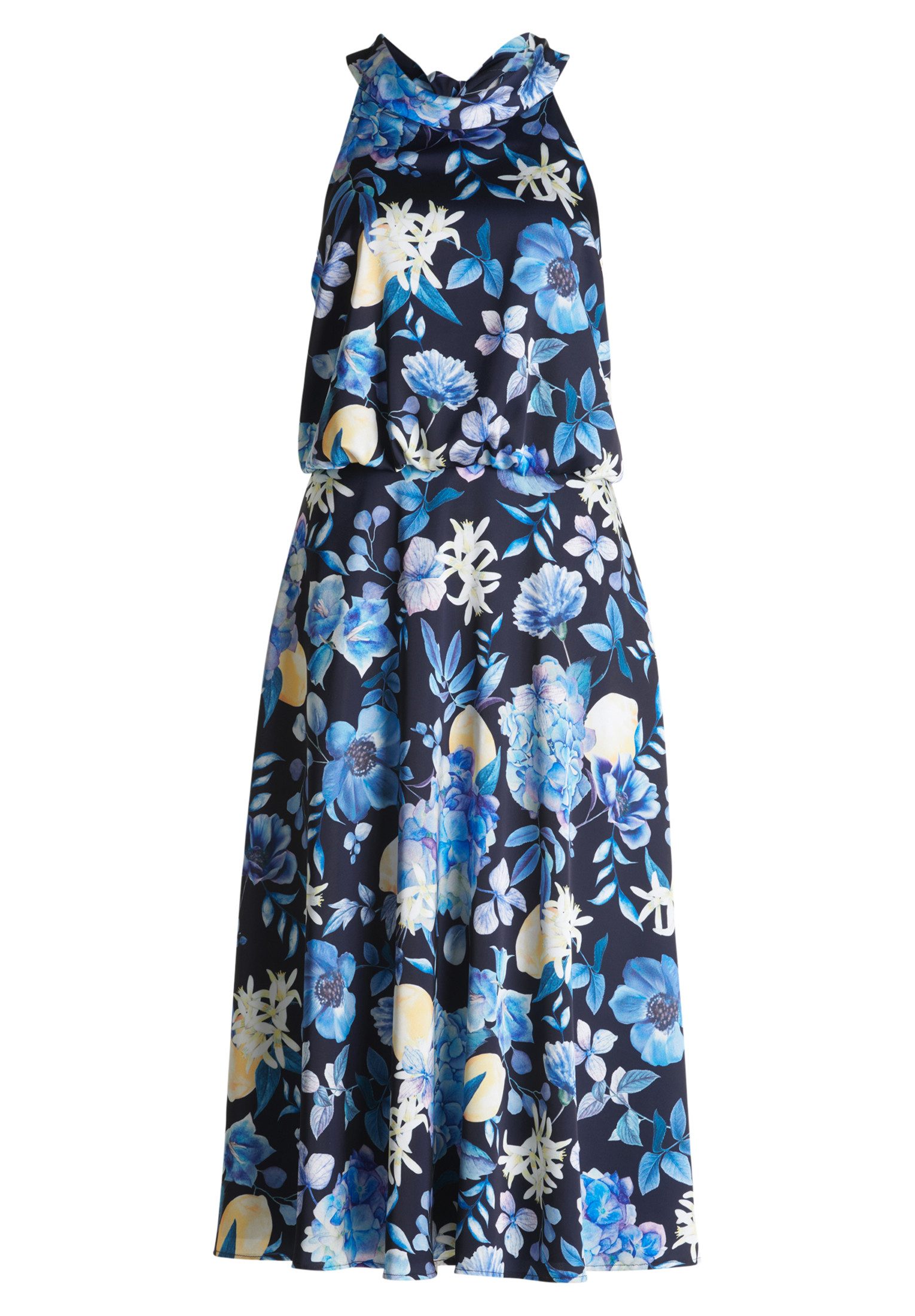 Vera Mont Cocktailkleid Damen mit Stehkragen Druck günstig online kaufen
