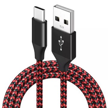 Alpha Electronics USB C Datenkabel SCHNELL Ladekabel für Samsung usw.- mehrere Längen USB-Kabel, USB-C, USB Typ A (100 cm)