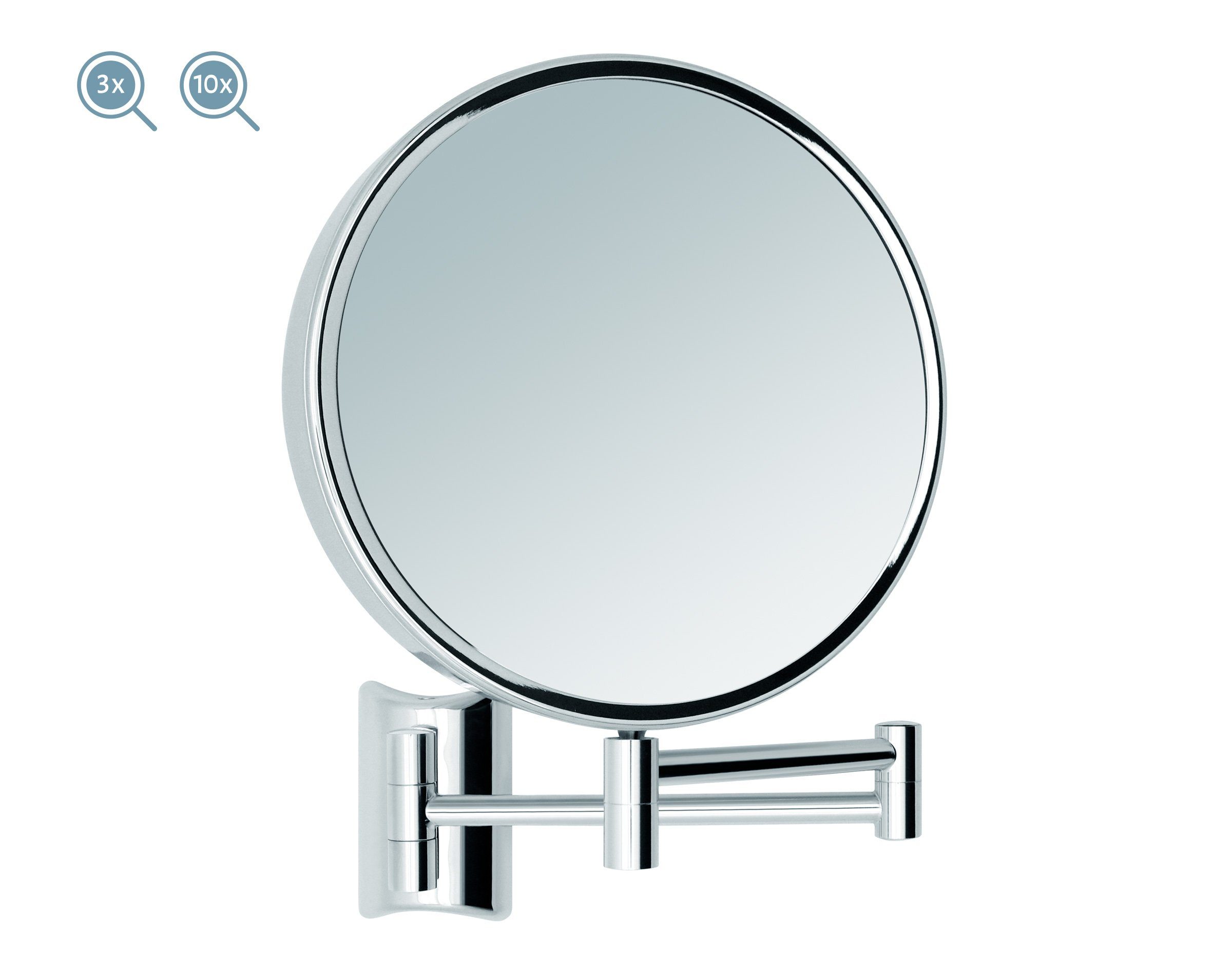 Libaro Kosmetikspiegel IMOLA mit 3-fach 10-fach Vergrößerung, Schminkspiege günstig online kaufen