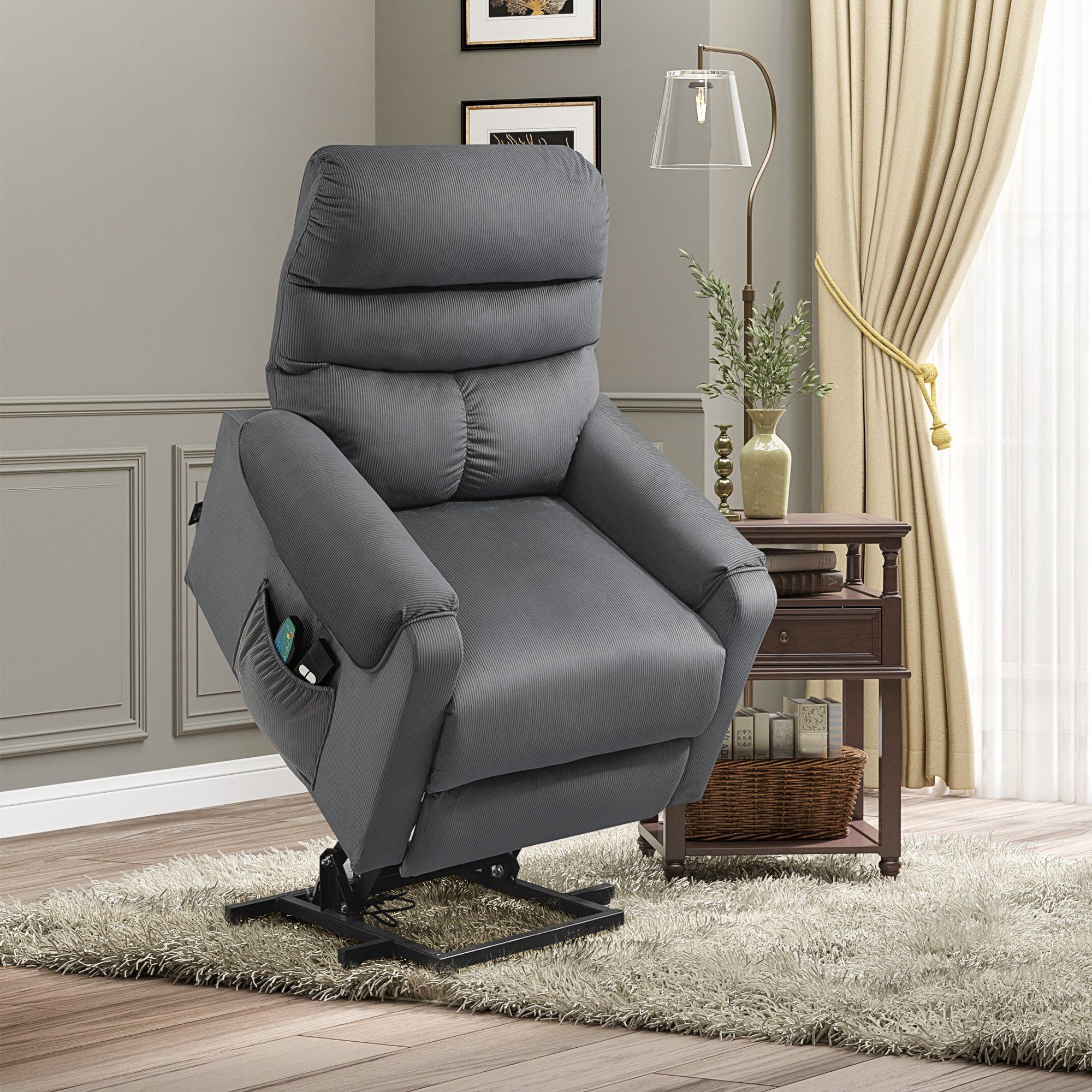 HOMCOM Massagesessel Aufstehsessel (Set, 1-St., Massagesessel), günstig online kaufen