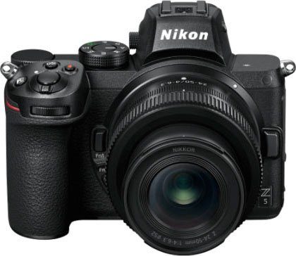Nikon Kit Z 5 24-70 1:4 Systemkamera (NIKKOR Z 24-70 mm 1:4 S, 24,3 MP, Bluetooth, WLAN (WiFi)