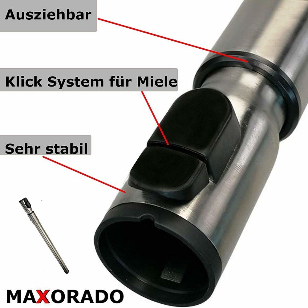 Maxorado Staubsaugerrohr Staubsaugerrohr für Miele Saugrohr S400i S4 S4210 Rohr Staubsauger