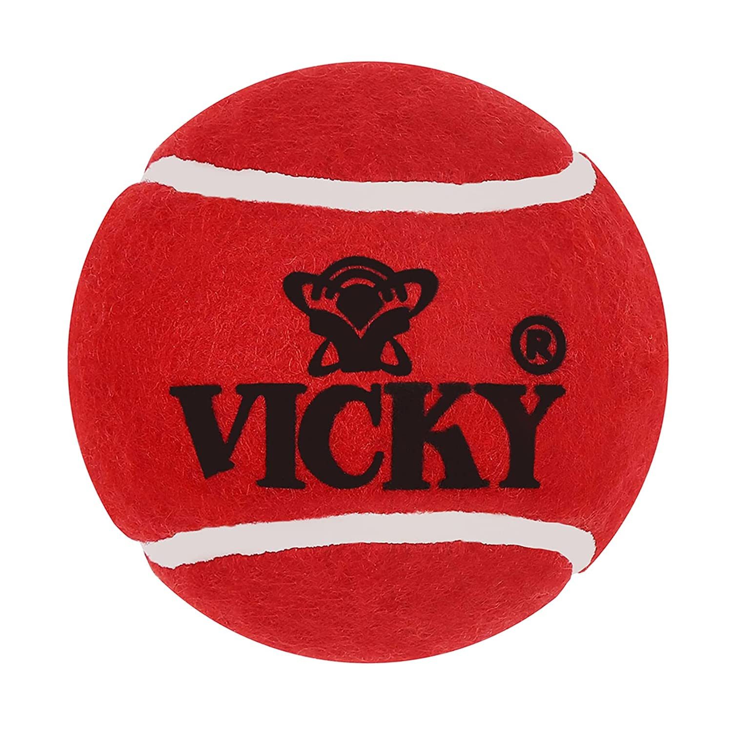 Tennisball Maroon Tennis Cricket Bälle 6er Pack Rot Gummiert Vielseitig Nutzbar