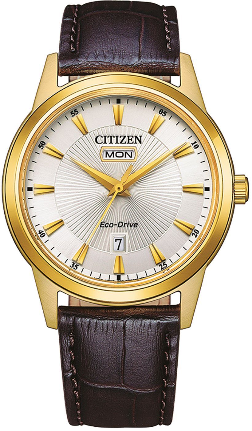 Quarzuhr Herrenuhr mit Eco- Drive Serie: Classic Elegant - Citizen Modell: AW01