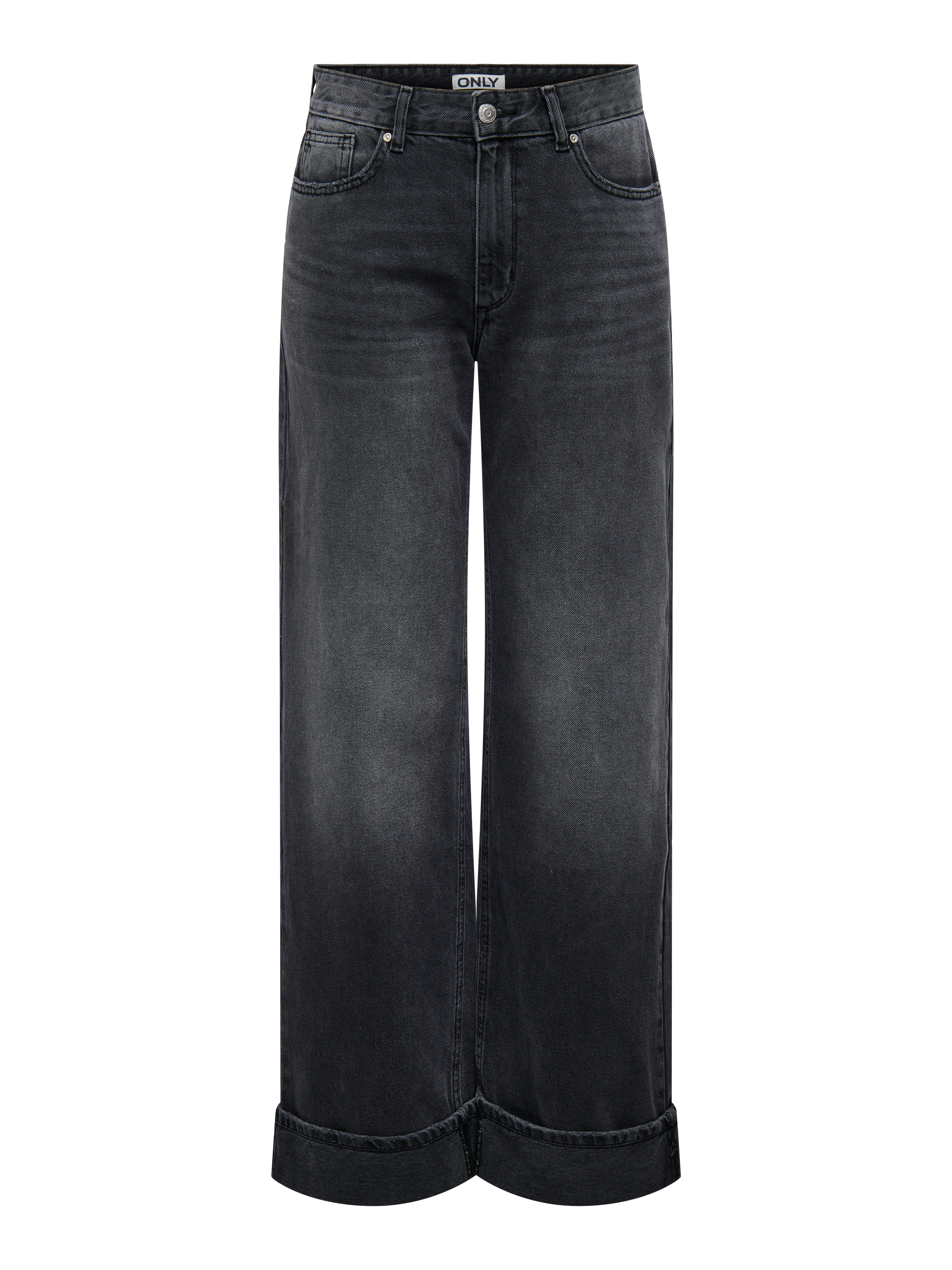Weite Jeans ONLELLA MW WIDE FOLD UP TAI523 DNM