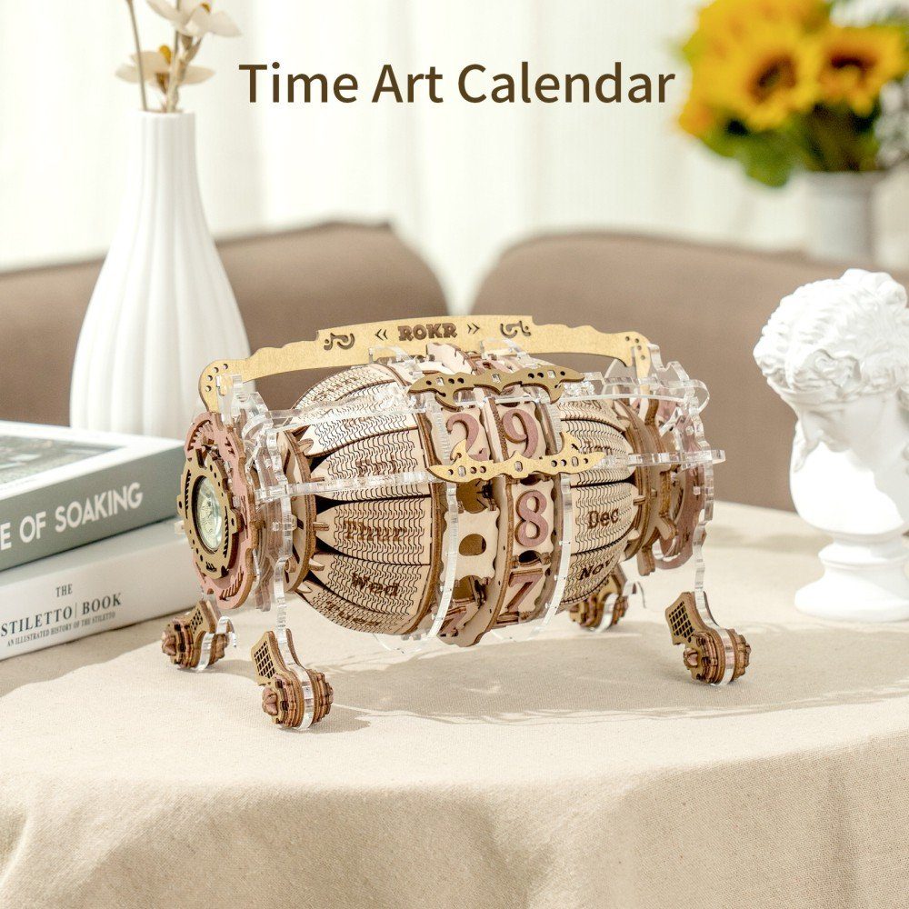 Robotime Puzzleteile Time 250 Calendar, Engine ROKR 3D-Puzzle