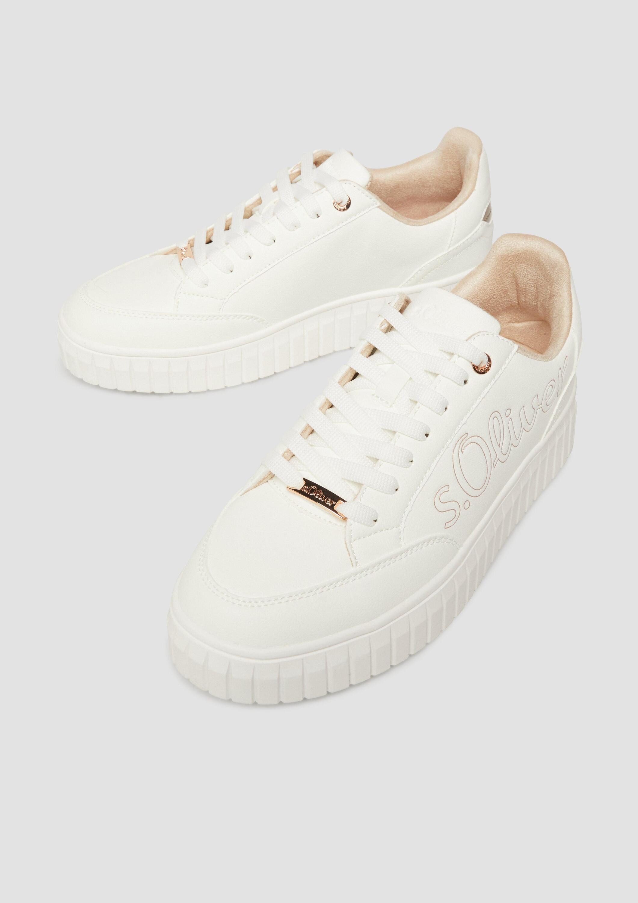s.Oliver Sneakers Sneaker Sneaker mit Plateau-Sohle