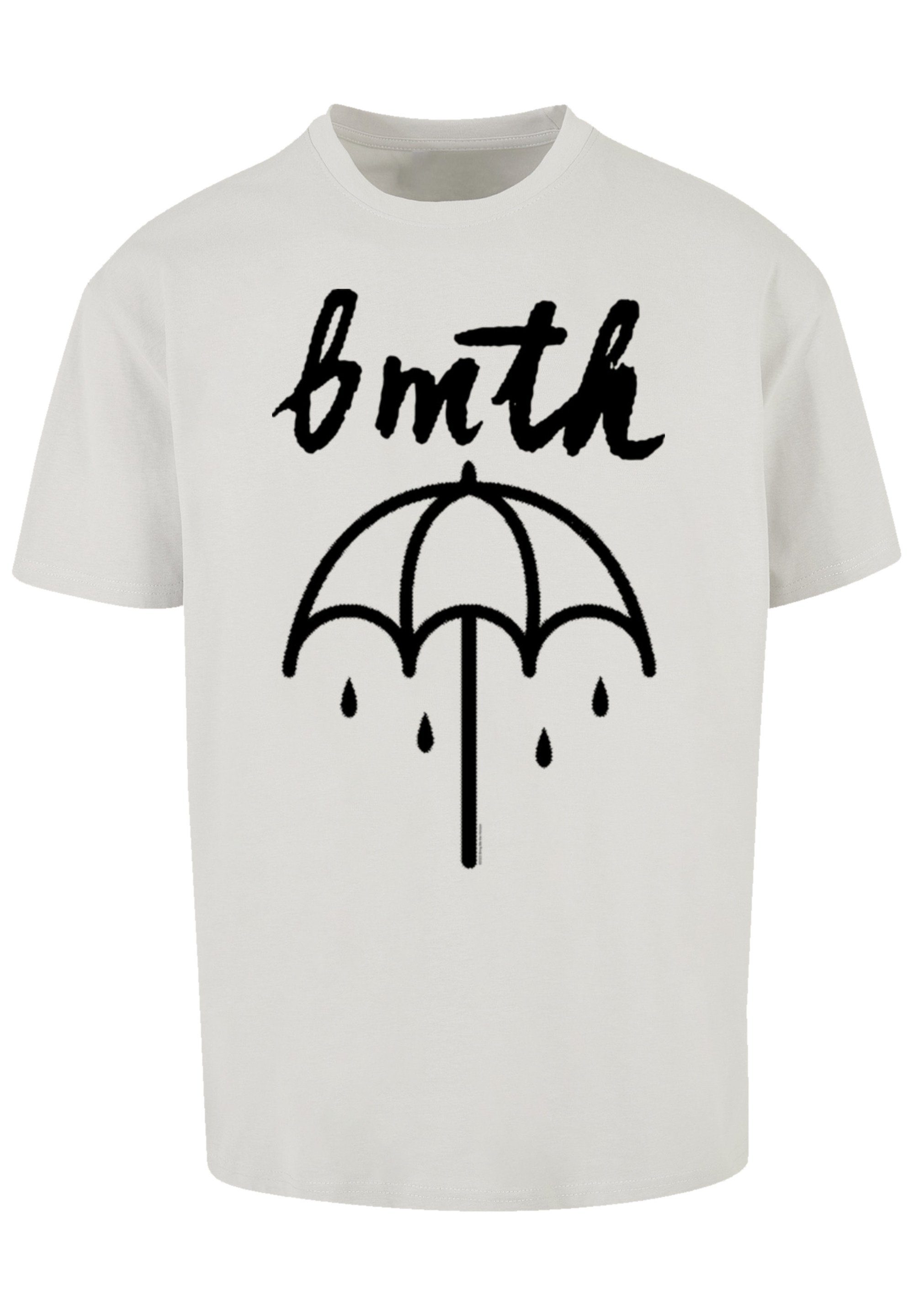 F4NT4STIC T-Shirt BMTH Metal Band Band Qualität, Umbrella lightasphalt Rock-Musik, Premium