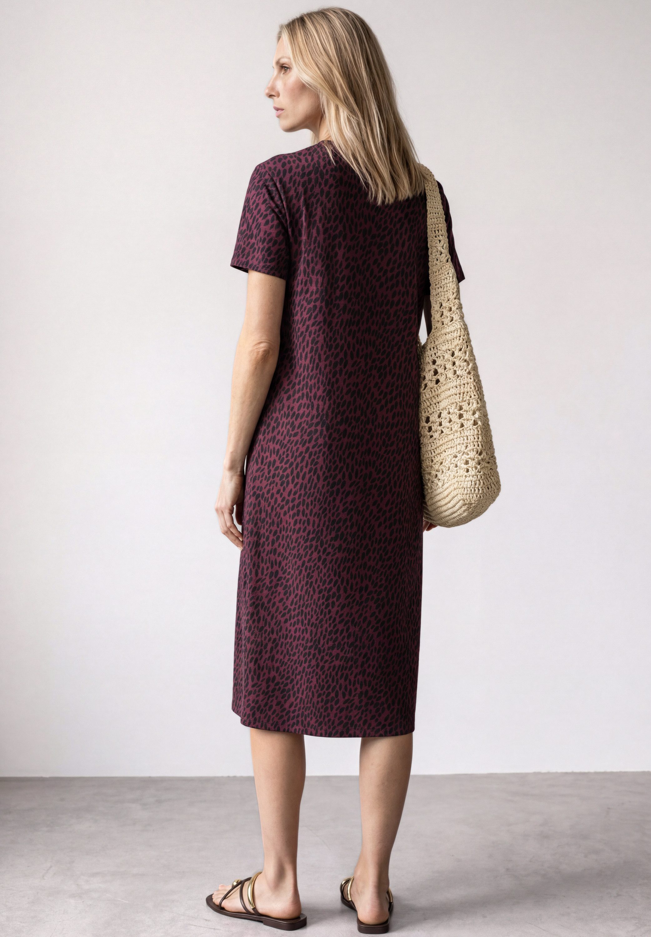 STREET ONE Midikleid mit grafischem Muster