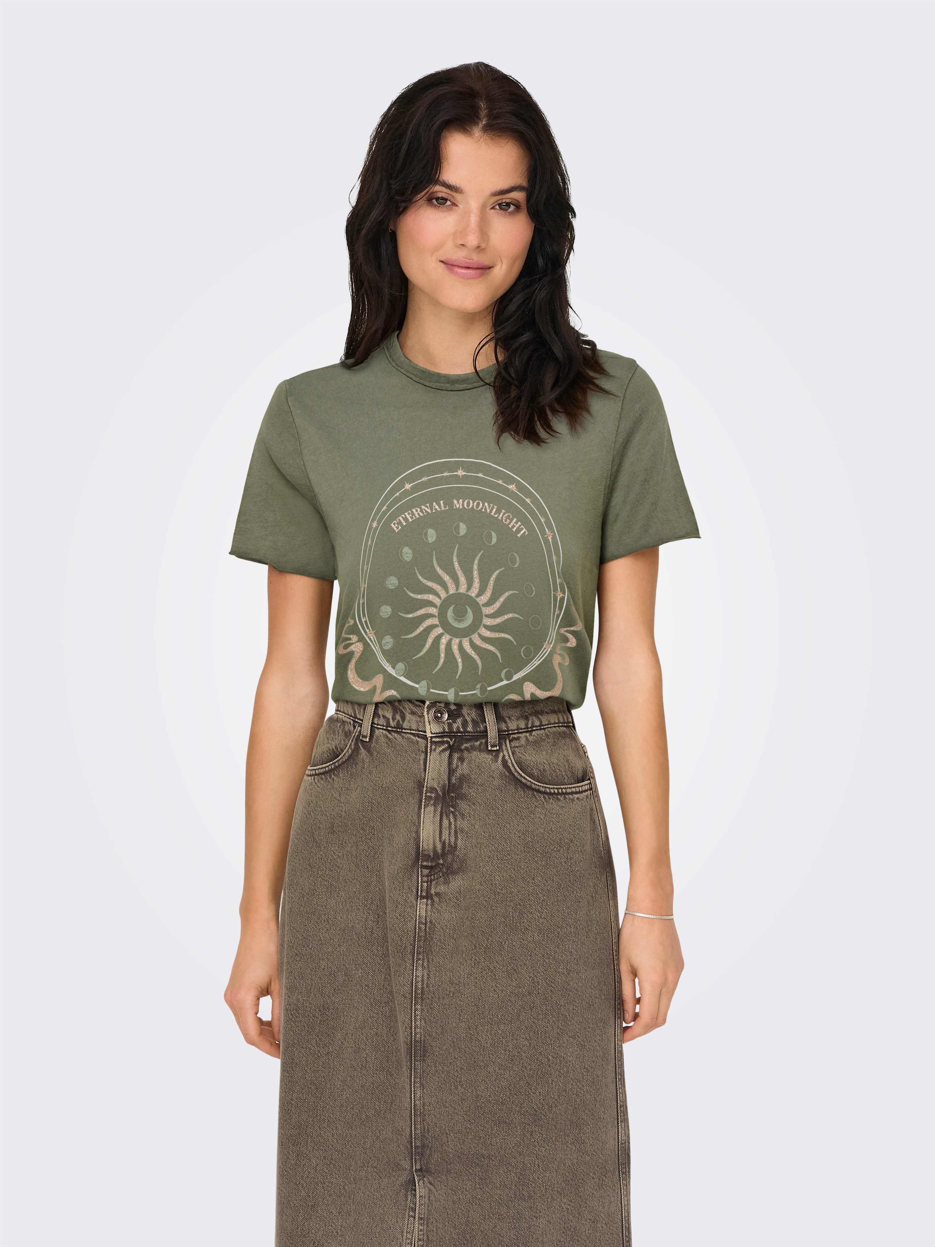 ONLY Rundhalsshirt ONLLUCY REG S/S TOP günstig online kaufen